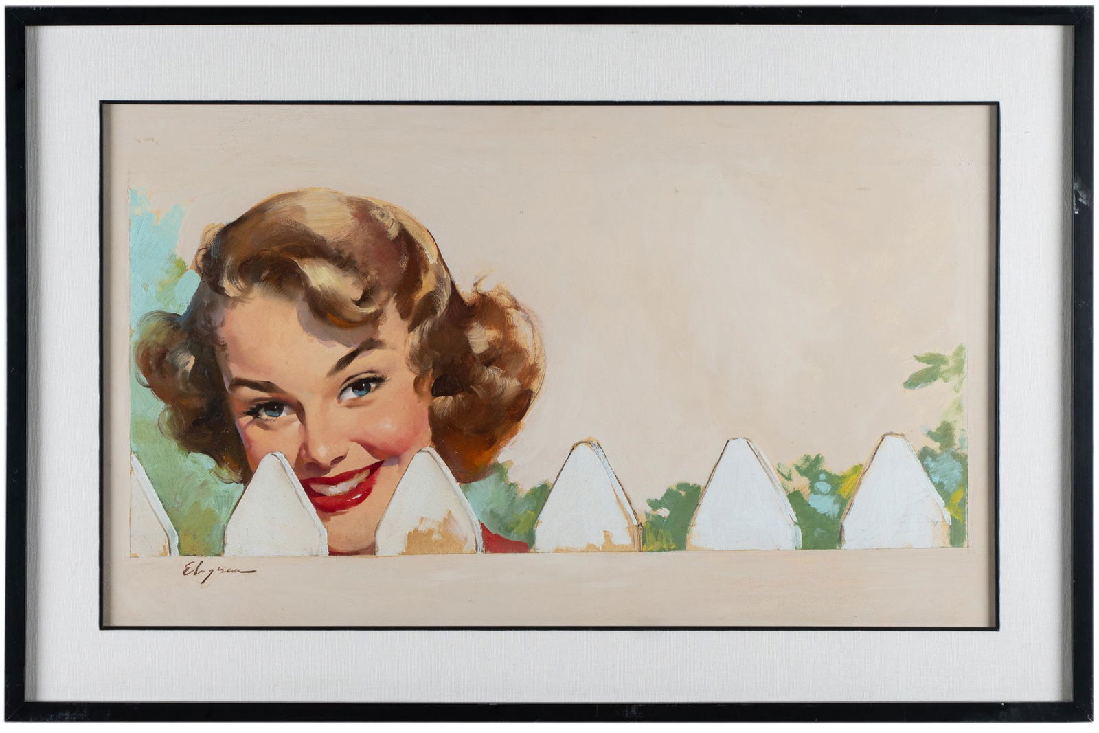 GIL (GILETTE) ELVGREN (1914 - 1980): "HI NEIGHBOR" (1 of 16)