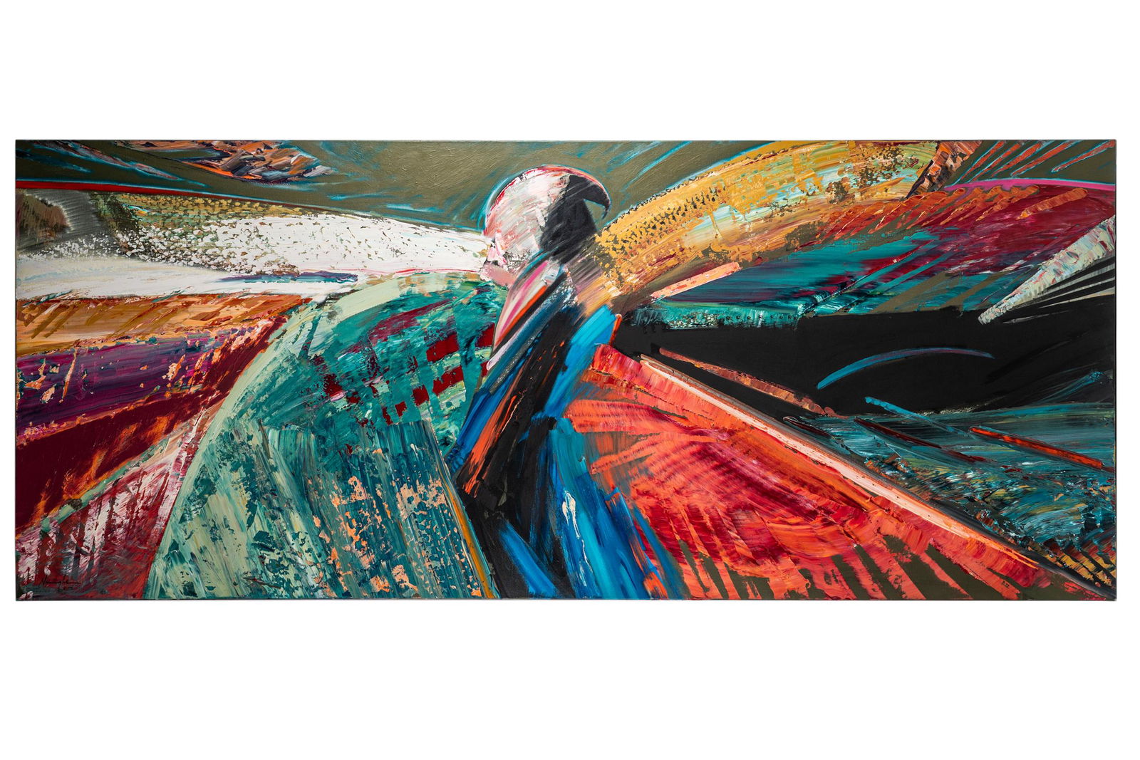 DAN NAMINGHA (B. 1950): "PUEBLO EAGLE DREAMER" (1 of 16)