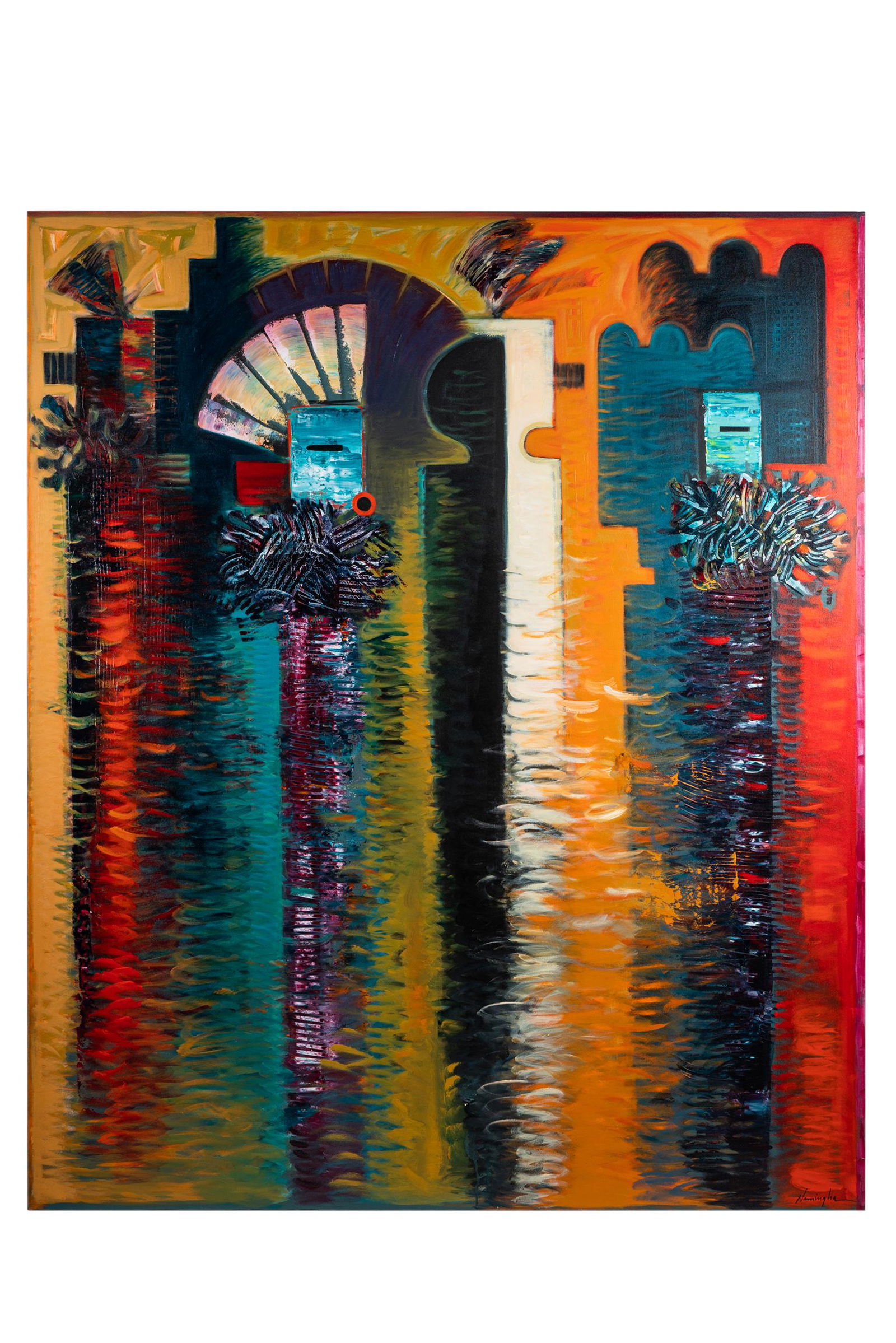 DAN NAMINGHA (B. 1950): "DREAM STATE SERIES #14" (1 of 18)