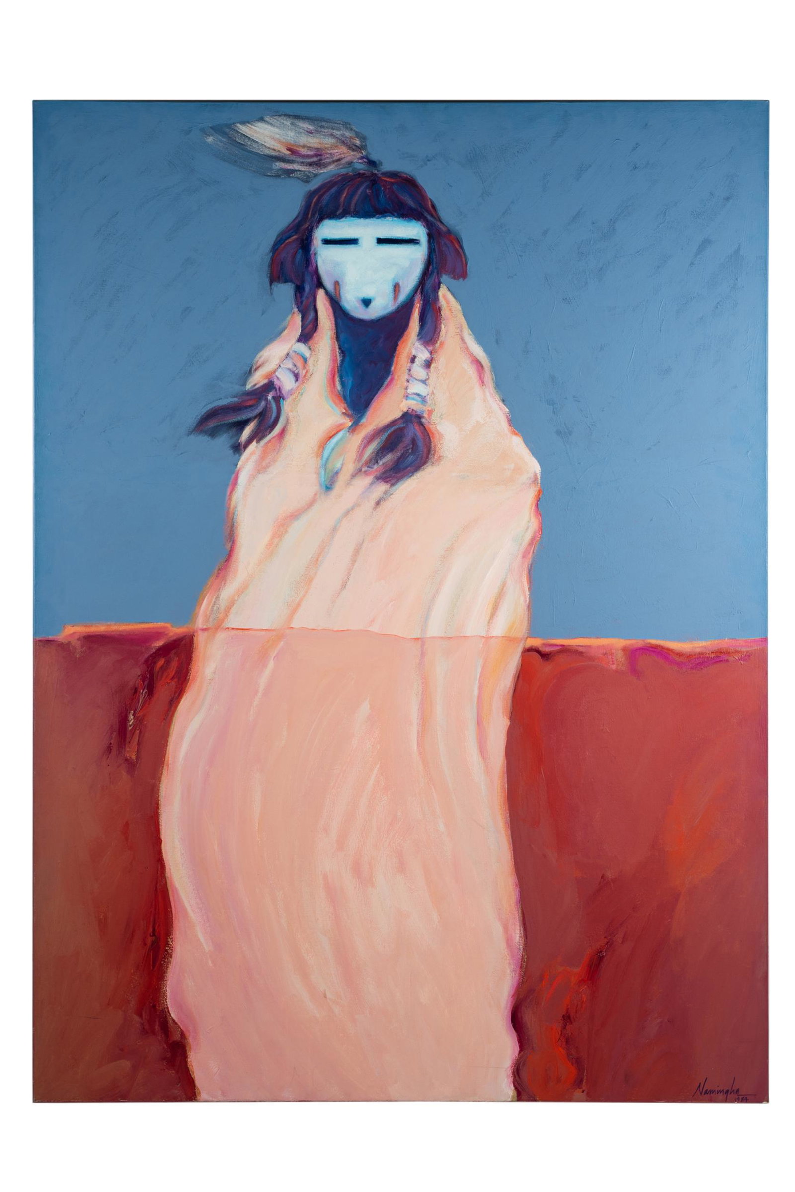 DAN NAMINGHA (B. 1950): "TEWA AH-YEW (TEWA KACHINE (1 of 12)