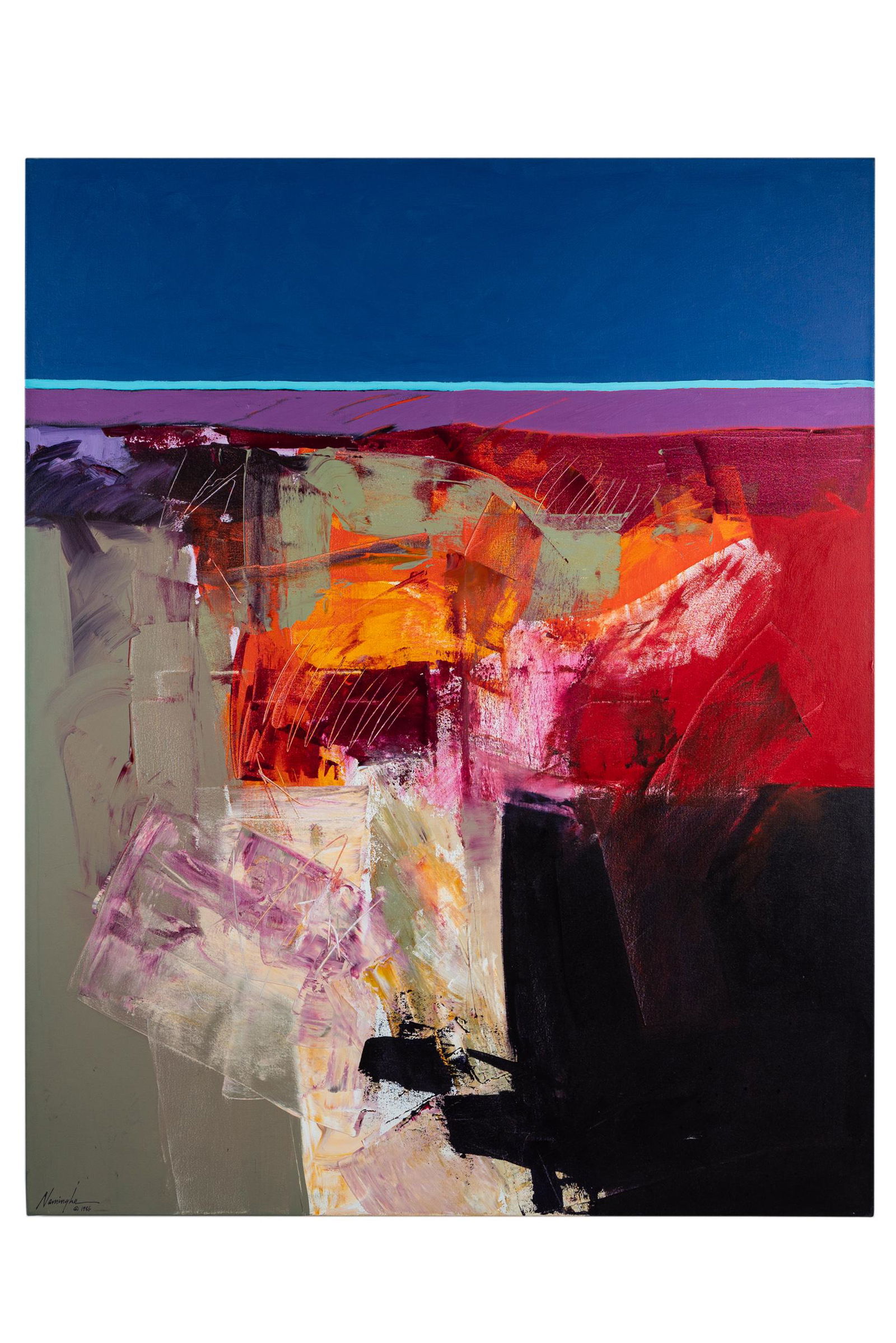 DAN NAMINGHA (B. 1950):  "DESERT HORIZON" (1 of 14)