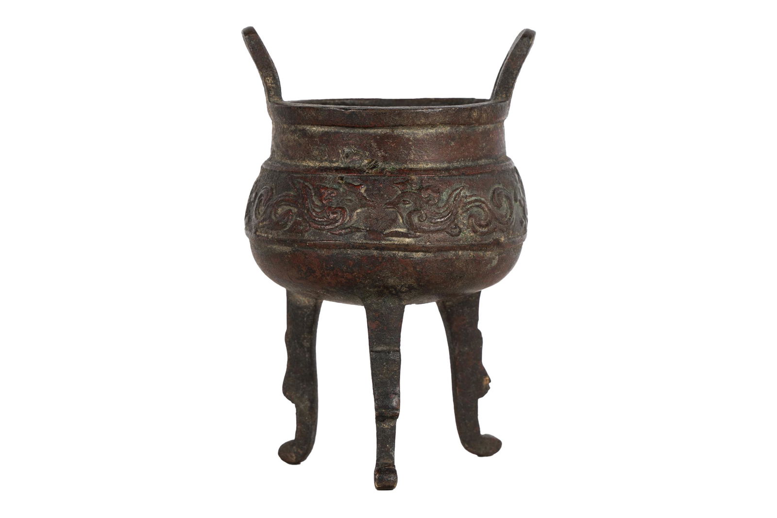 CHINESE BRONZE TRIPOD CENSOR (1 of 14)