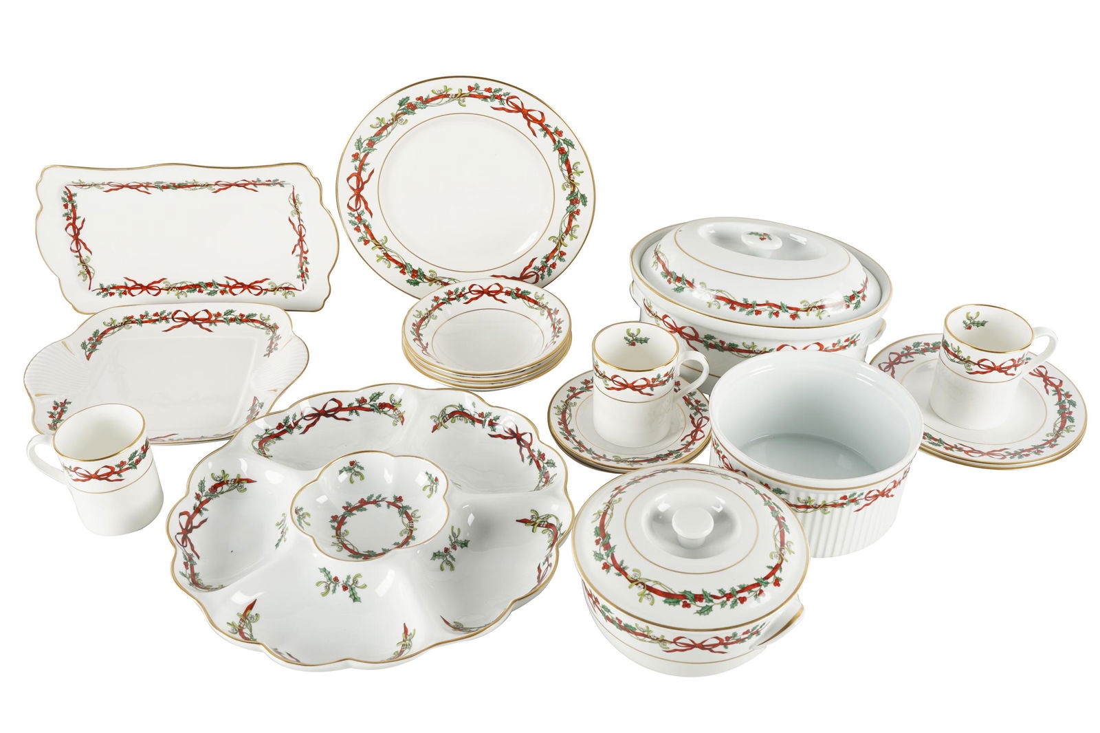 ROYAL WORCESTER PORCELAIN DINNER SERVICE (1 of 13)