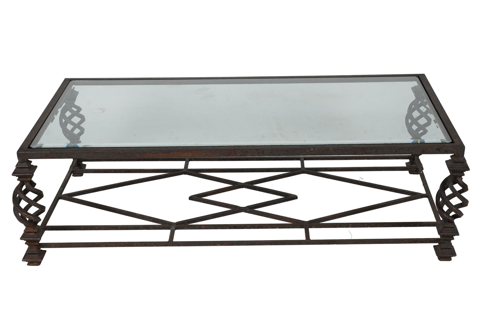 IRON BASE COFFEE TABLE (1 of 8)