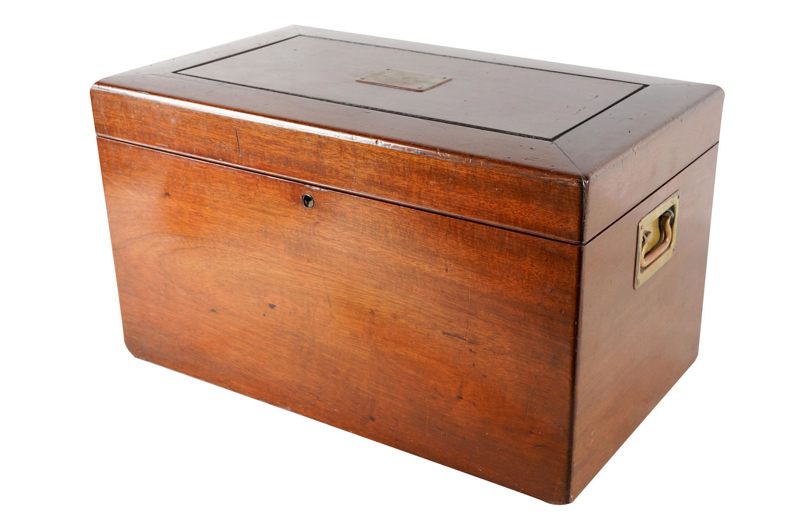 MAHOGANY HINGED CELLARET (1 of 18)