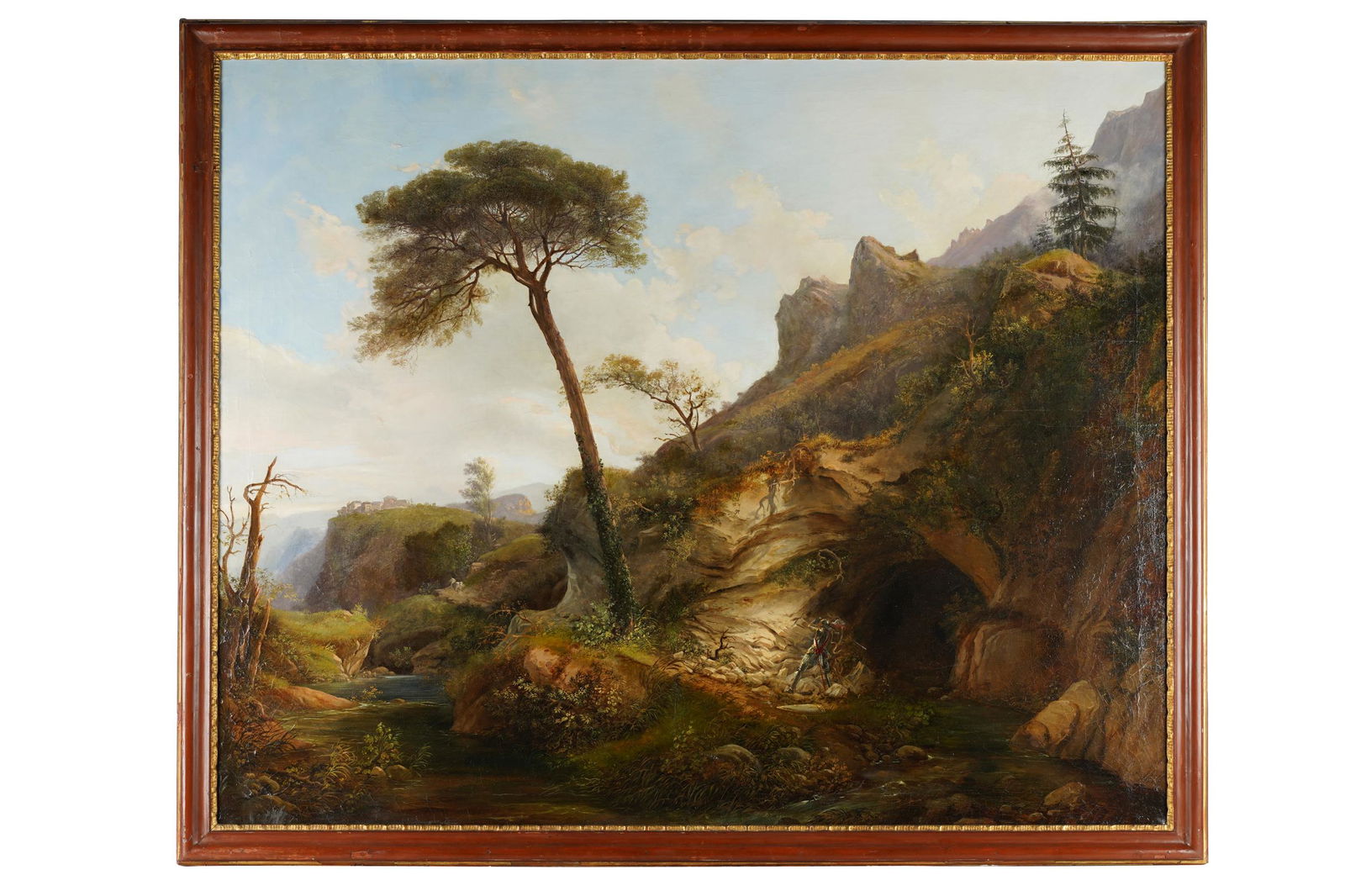 19TH CENTURY CONTINENTAL SCHOOL: ARMORED KNIGHT IN (1 of 10)