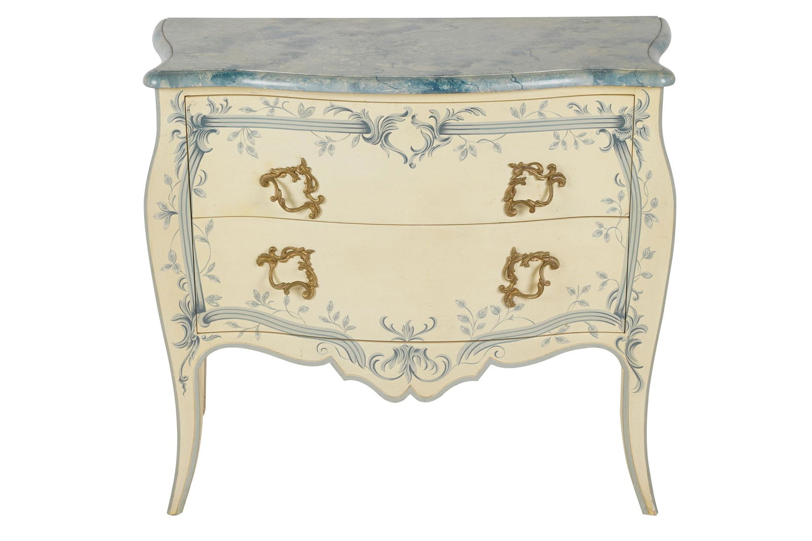 BAKER PAINTED WOOD COMMODE (1 of 14)