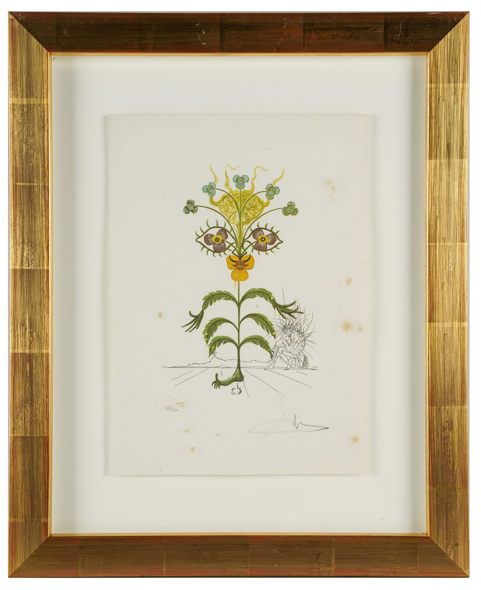 AFTER SALVADOR DALI: ABSTRACT LITHOGRAPH (1 of 7)