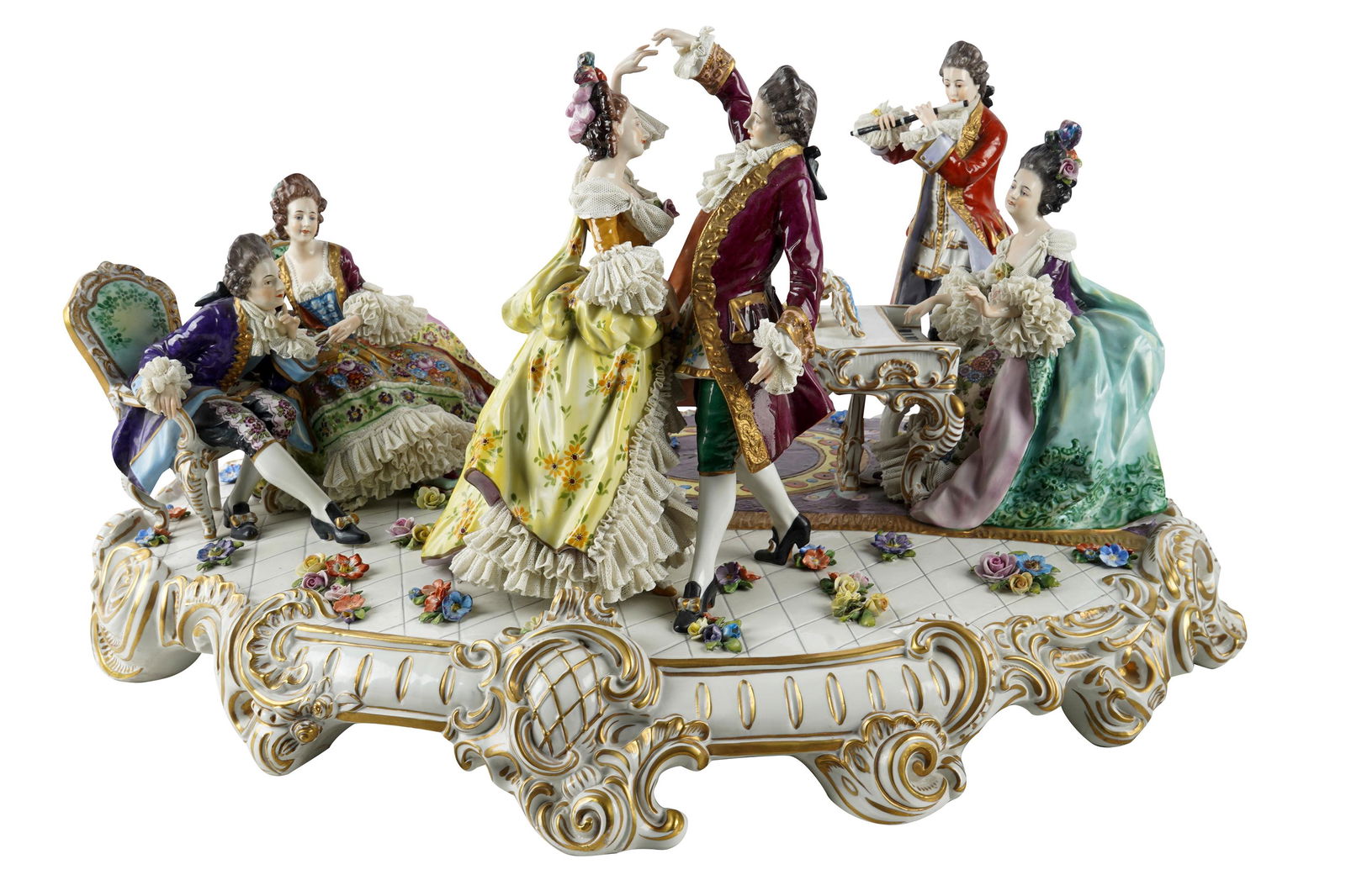 GERMAN PORCELAIN FIGURAL GROUP (1 of 18)