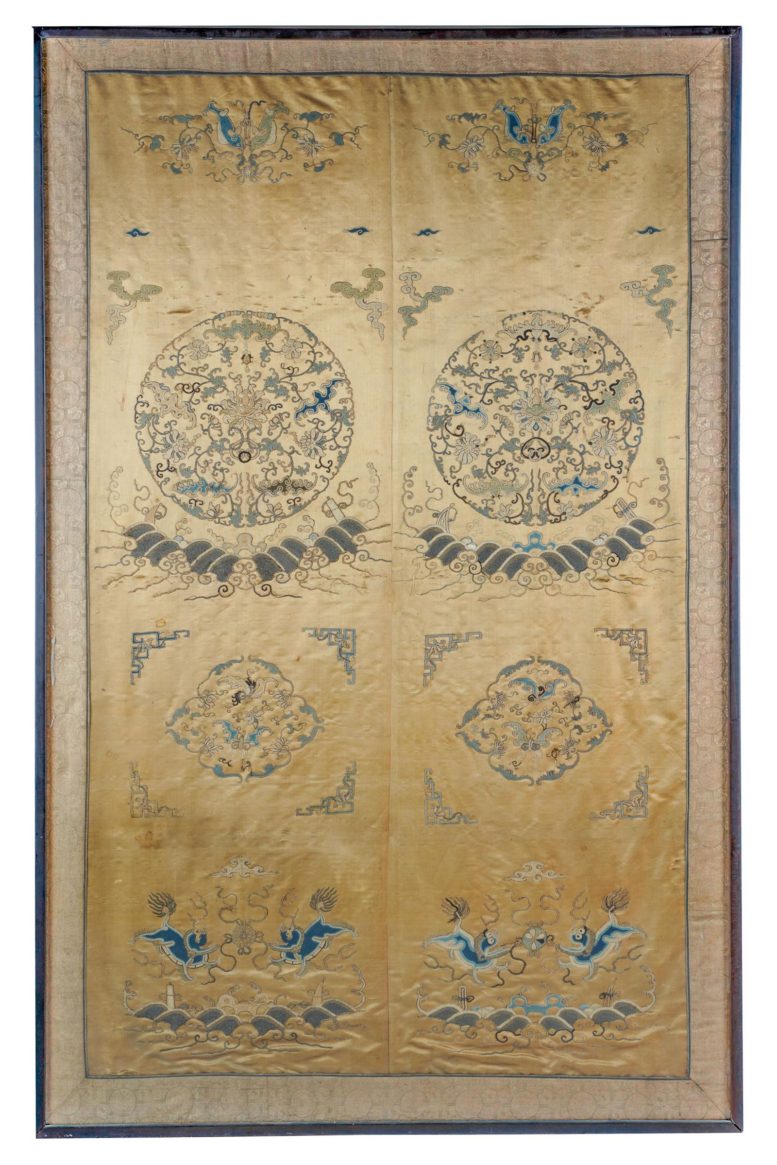 CHINESE EMBROIDERED SILK PANEL (1 of 14)