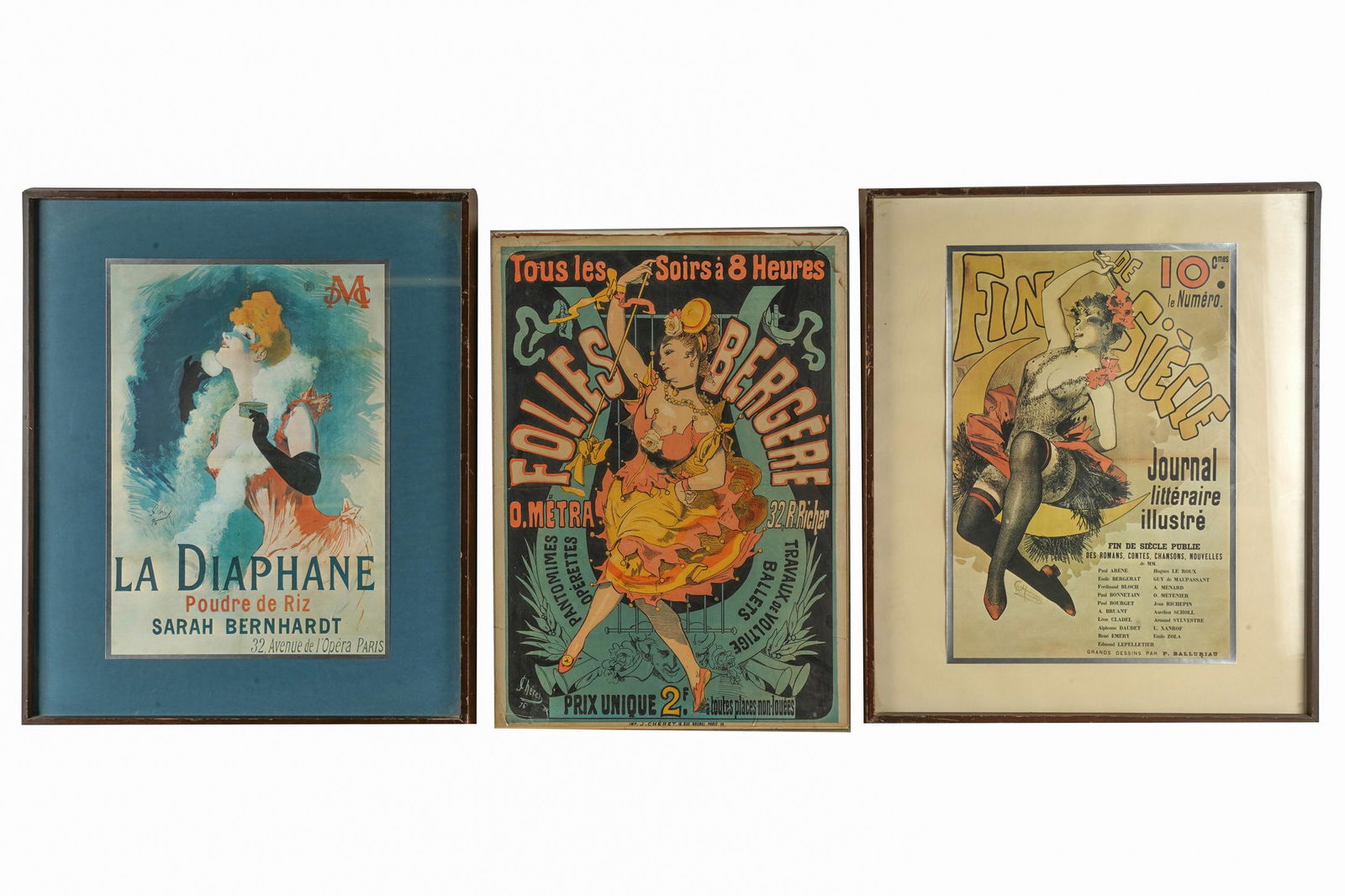 THREE FRENCH LITHOGRAPHIC POSTERS (1 of 8)