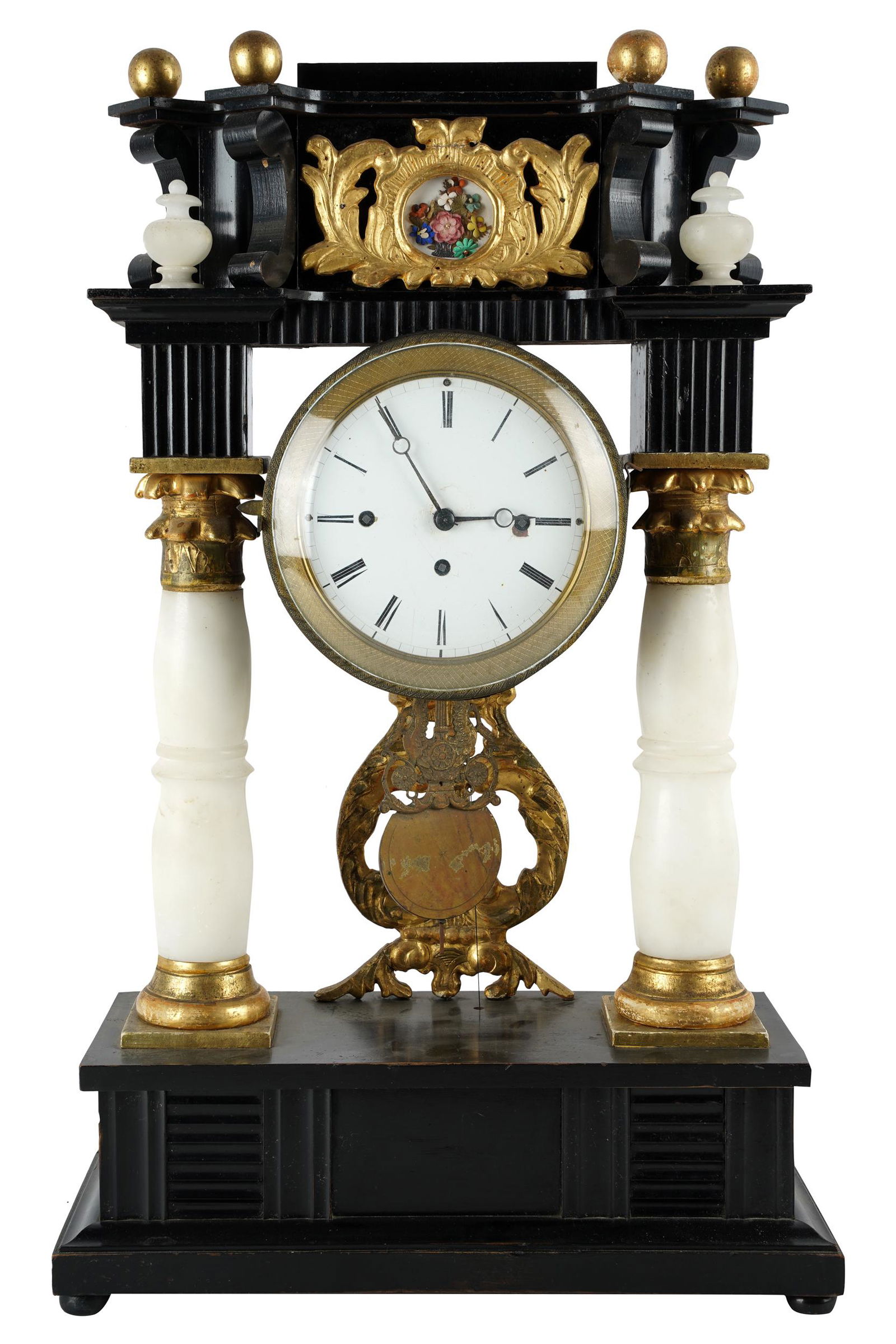 EMPIRE STYLE MANTEL CLOCK (1 of 8)