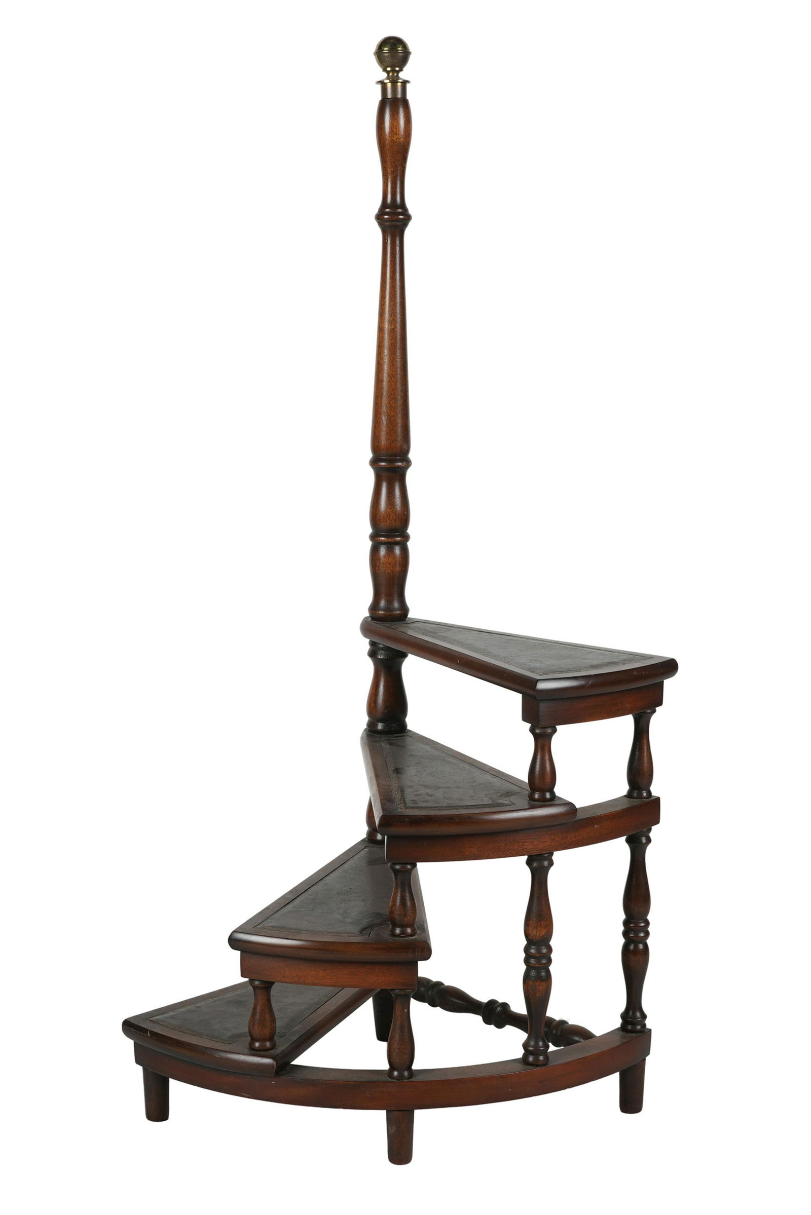 SET OF BEVAN FUNNELL MAHOGANY LIBRARY STEPS (1 of 8)