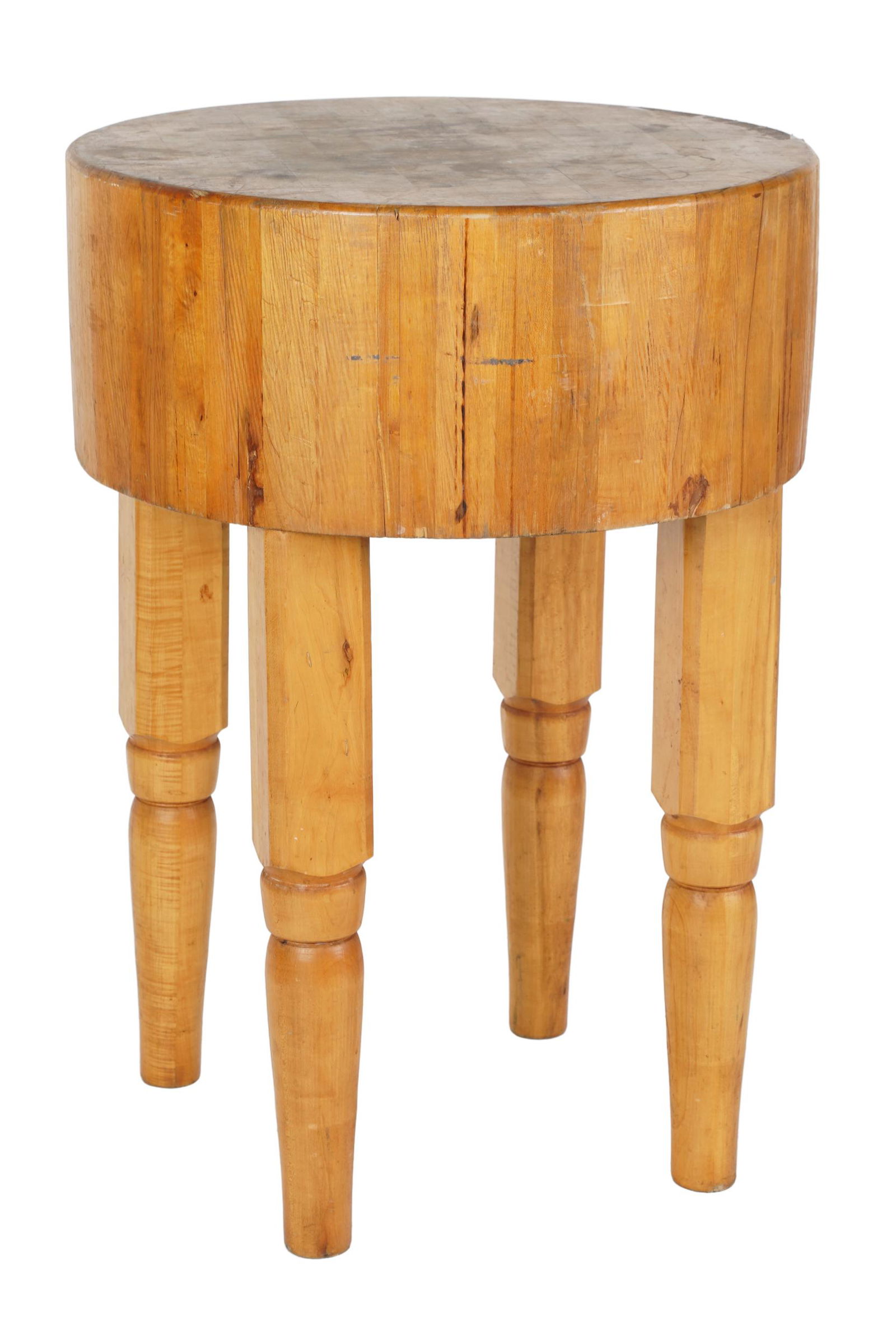 ROUND BUTCHER'S BLOCK (1 of 11)