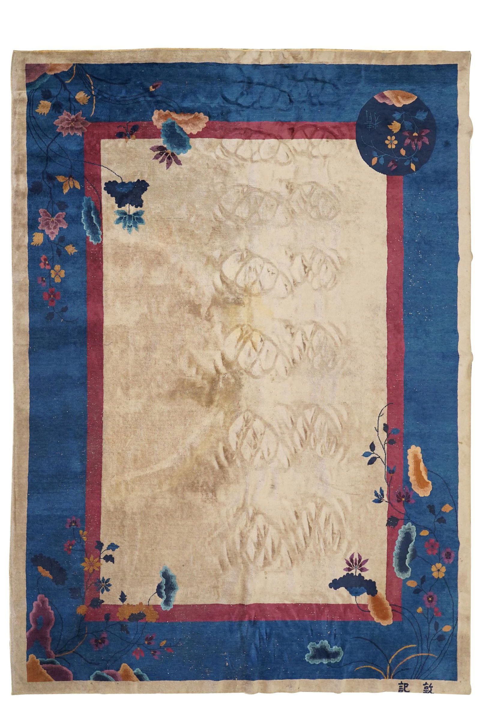 CHINESE ART DECO CARPET (1 of 6)