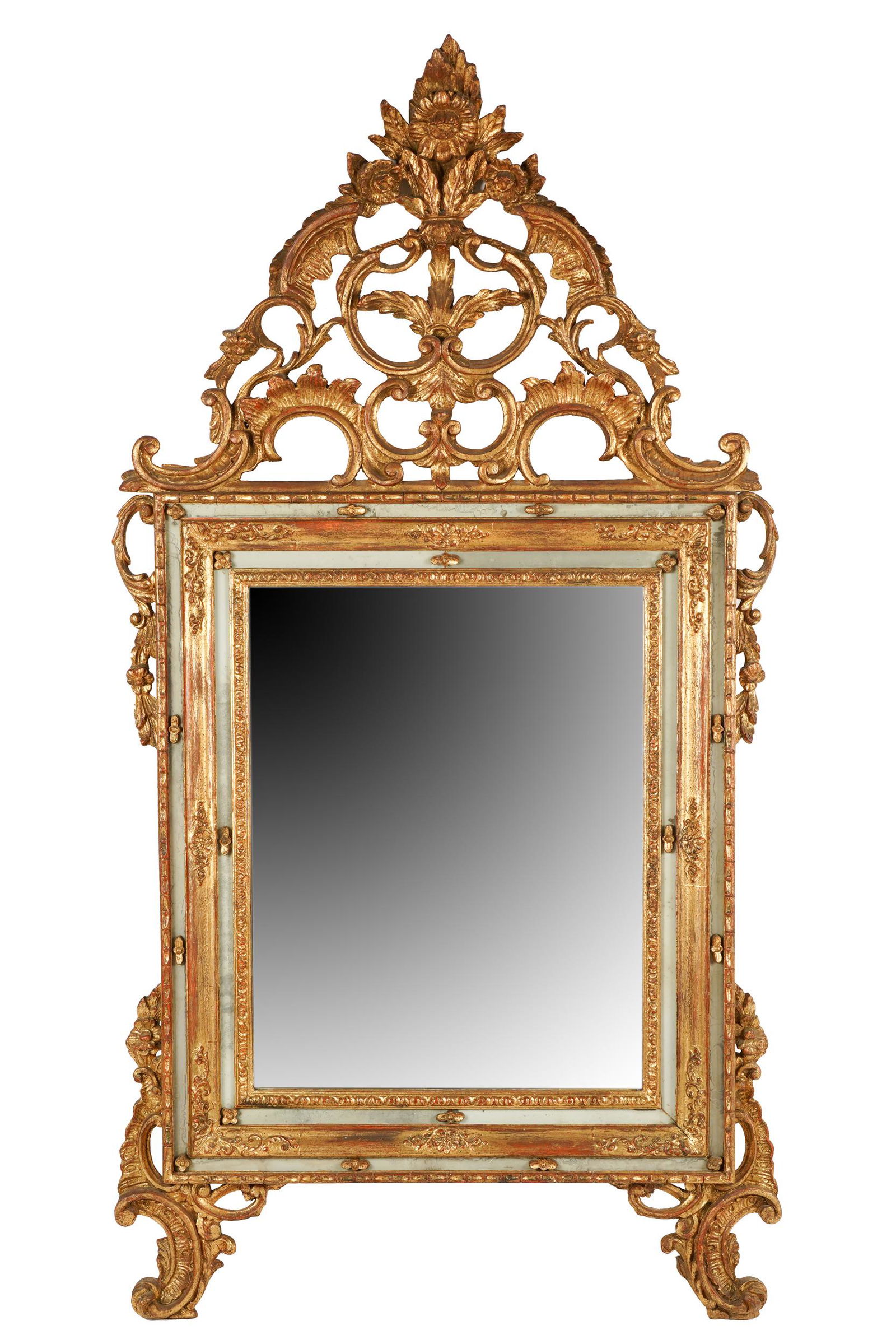 NEOCLASSIC STYLE GILTWOOD WALL MIRROR (1 of 10)