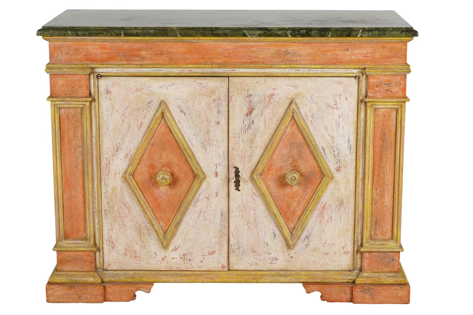 ITALIAN PAINTED WOOD CREDENZA (1 of 9)