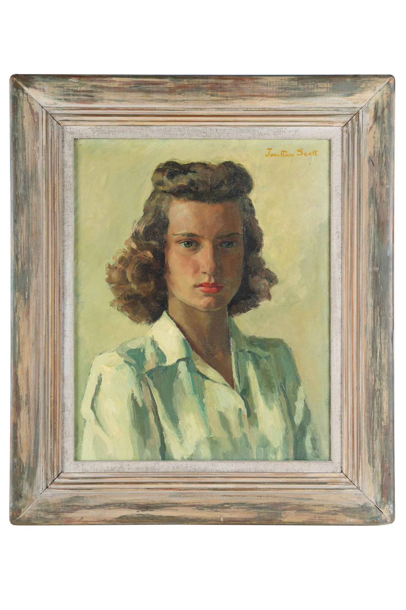 JONATHAN SCOTT (1914-1995): PORTRAIT OF A WOMAN (1 of 7)