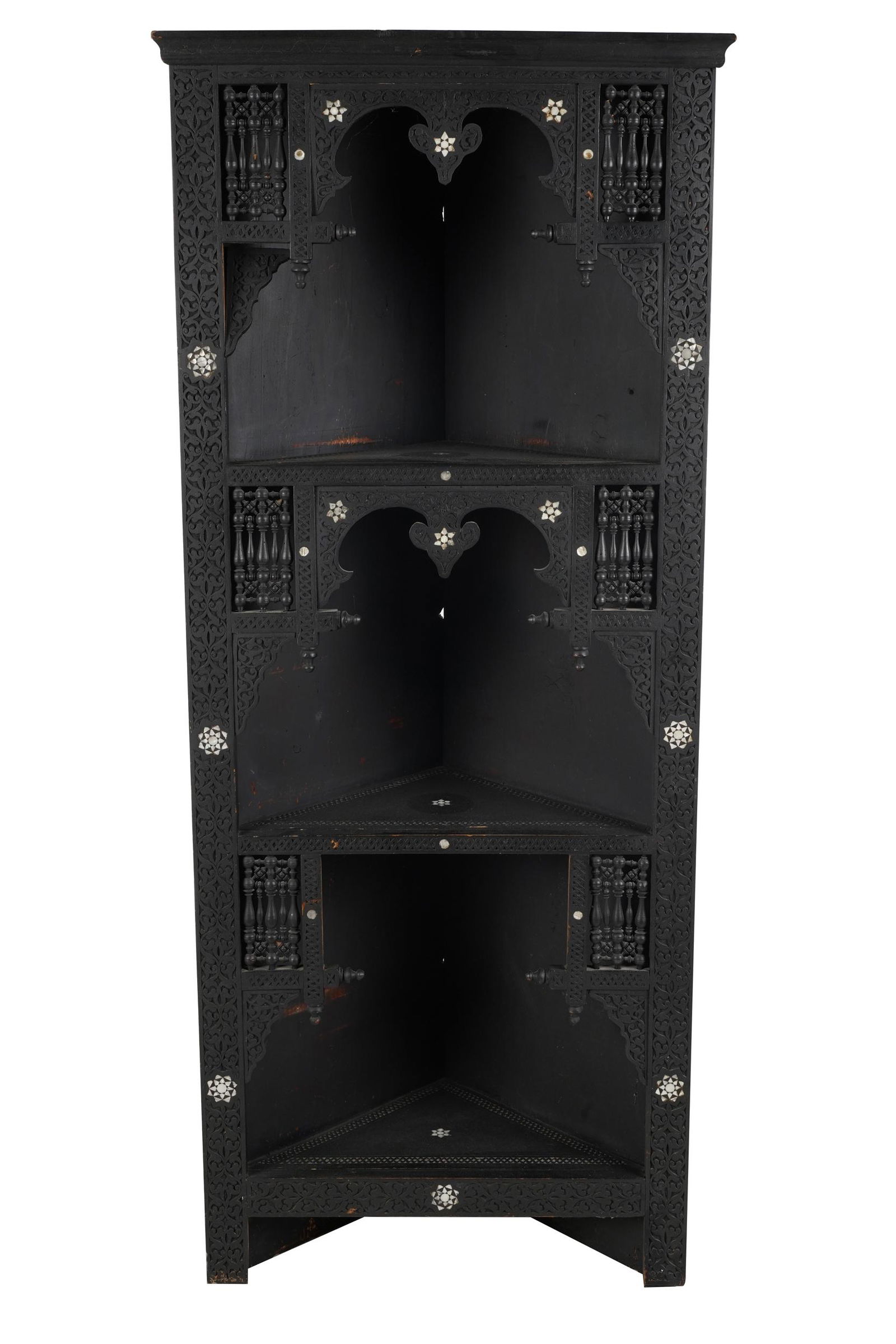 EBONIZED CORNER CABINET (1 of 12)