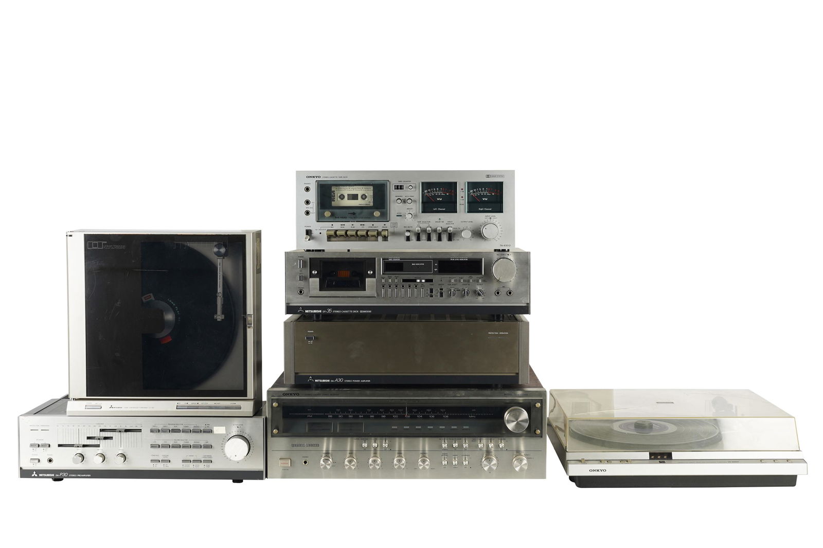 Collection Of Vintage Stereo Equipment
