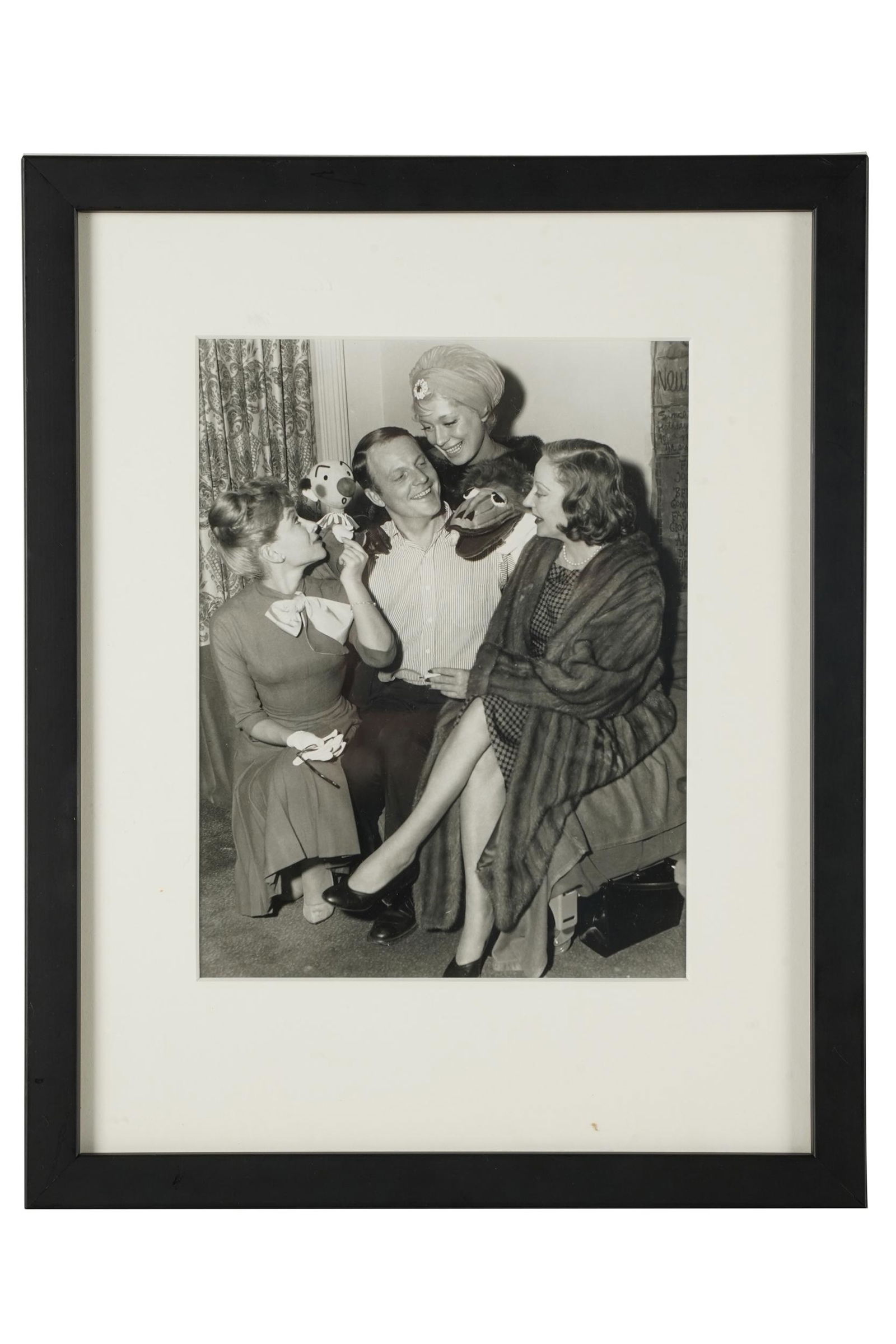 PHOTOGRAPH OF CAROL CHANNING WITH FRIENDS (1 of 7)