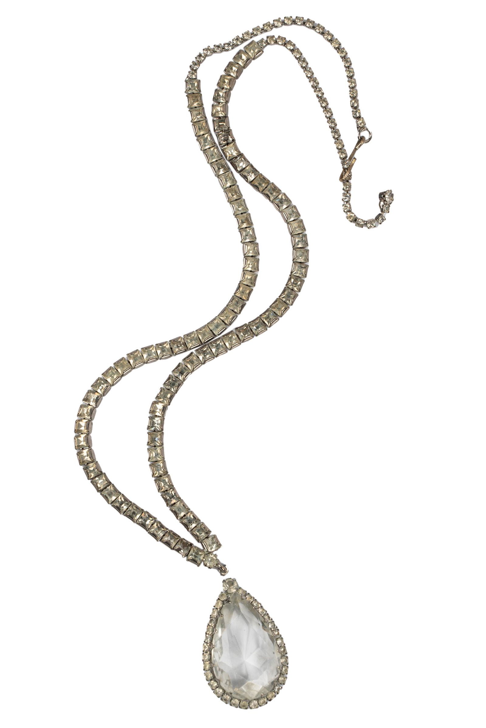 CAROL CHANNING DIAMOND SIMULANT NECKLACE (1 of 8)