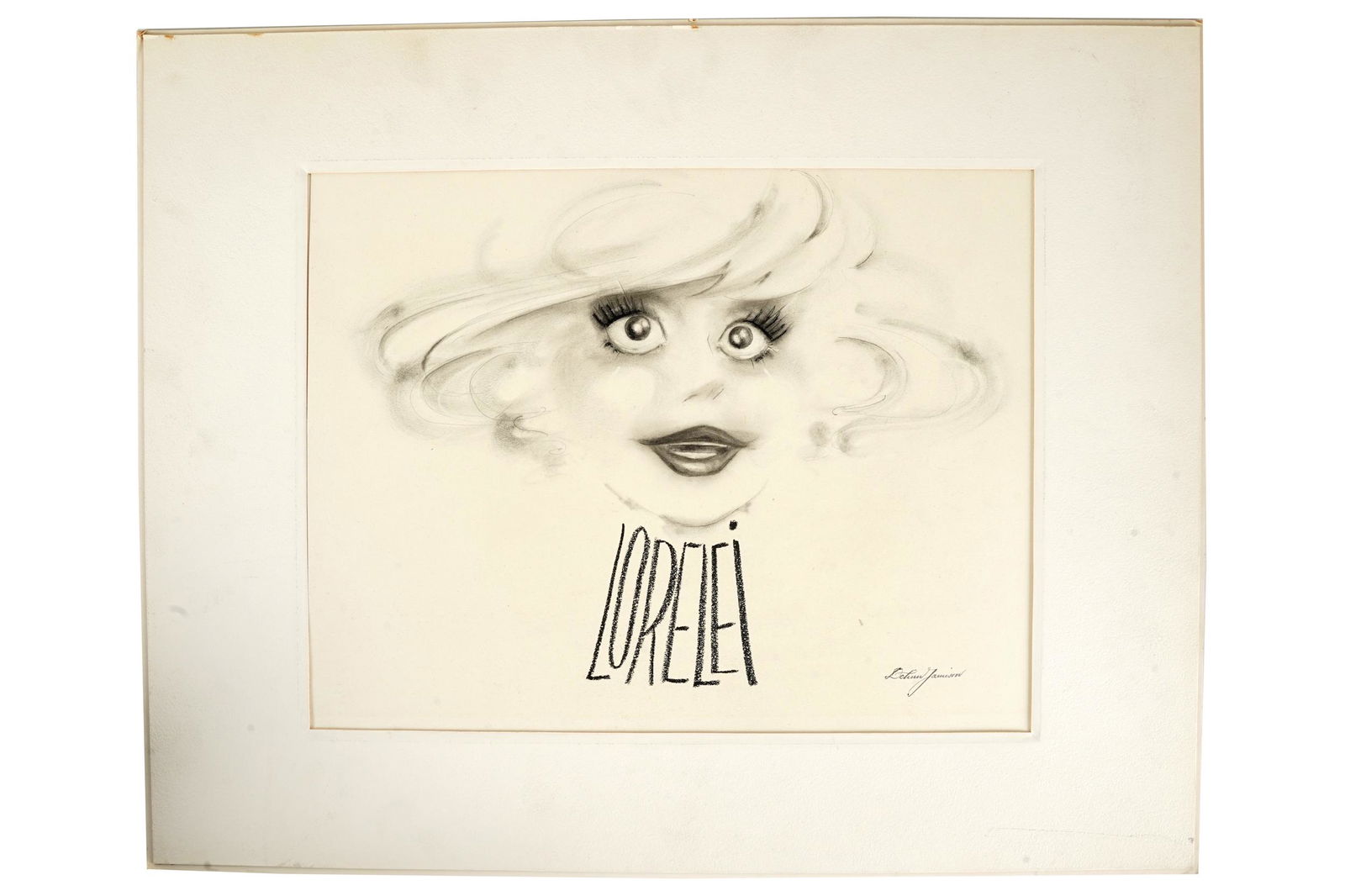 CAROL CHANNING LORELEI DRAWING (1 of 8)