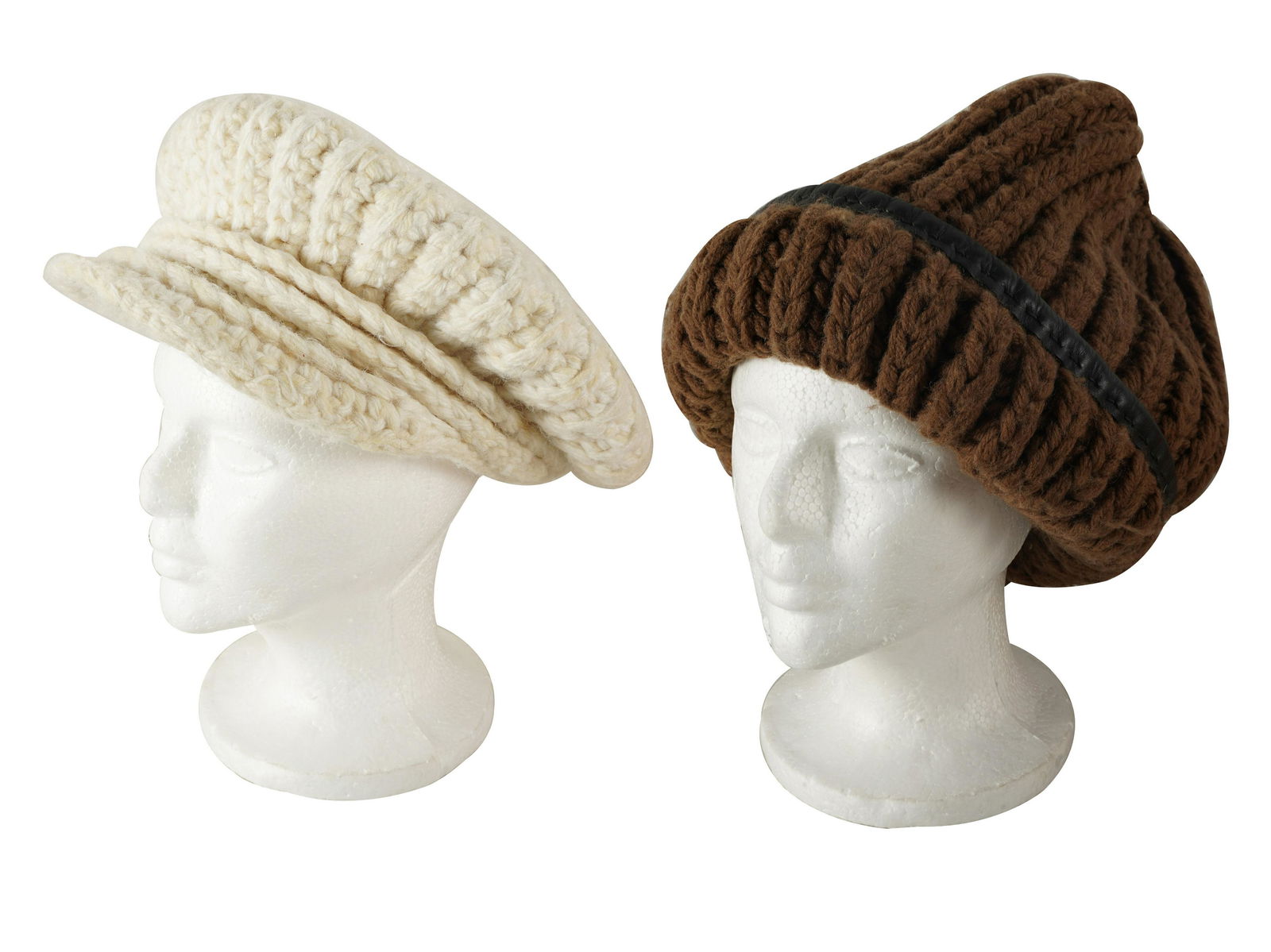 CAROL CHANNING 2 VINTAGE KNIT HATS (1 of 12)