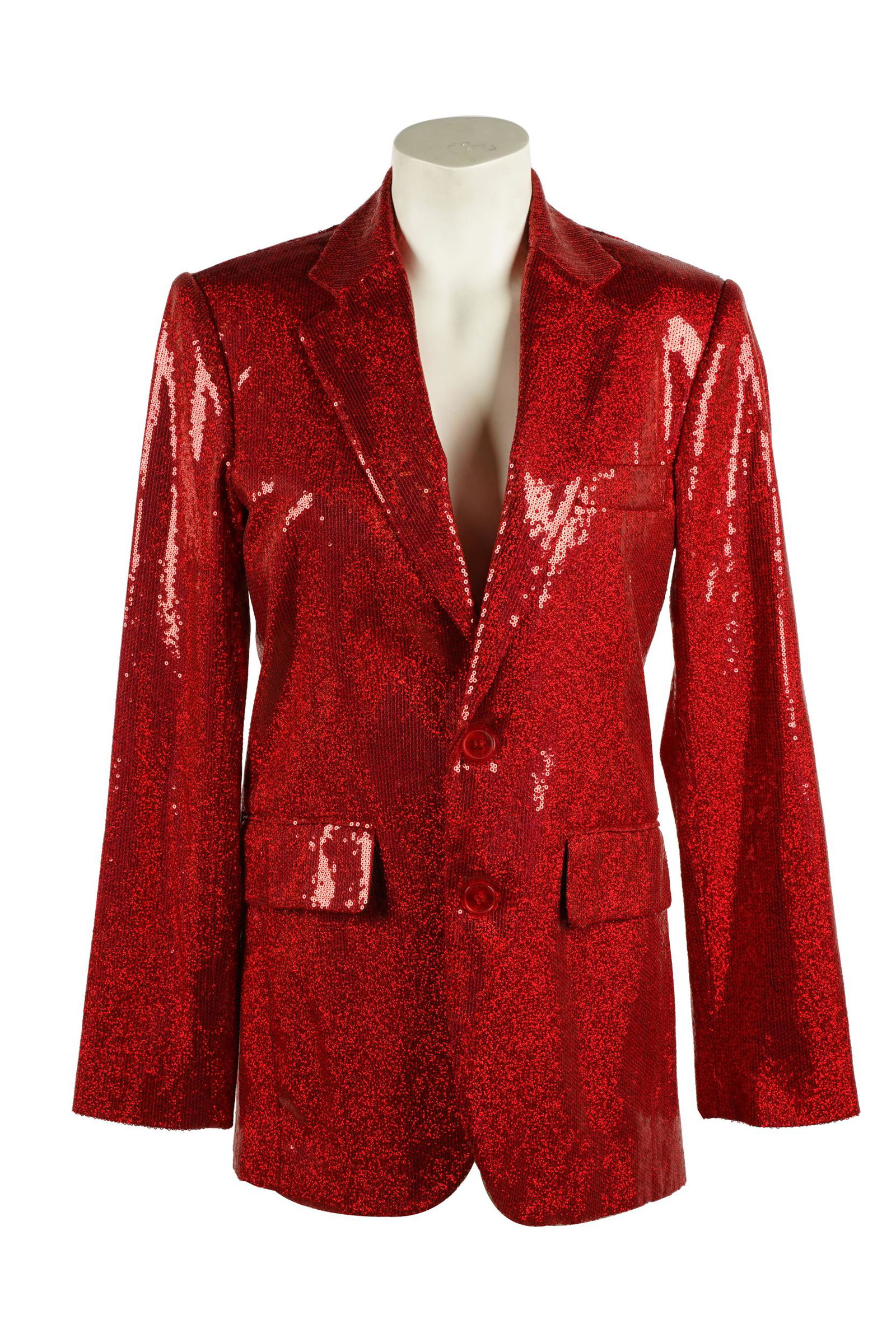 CAROL CHANNING RED SEQUIN BLAZER (1 of 13)