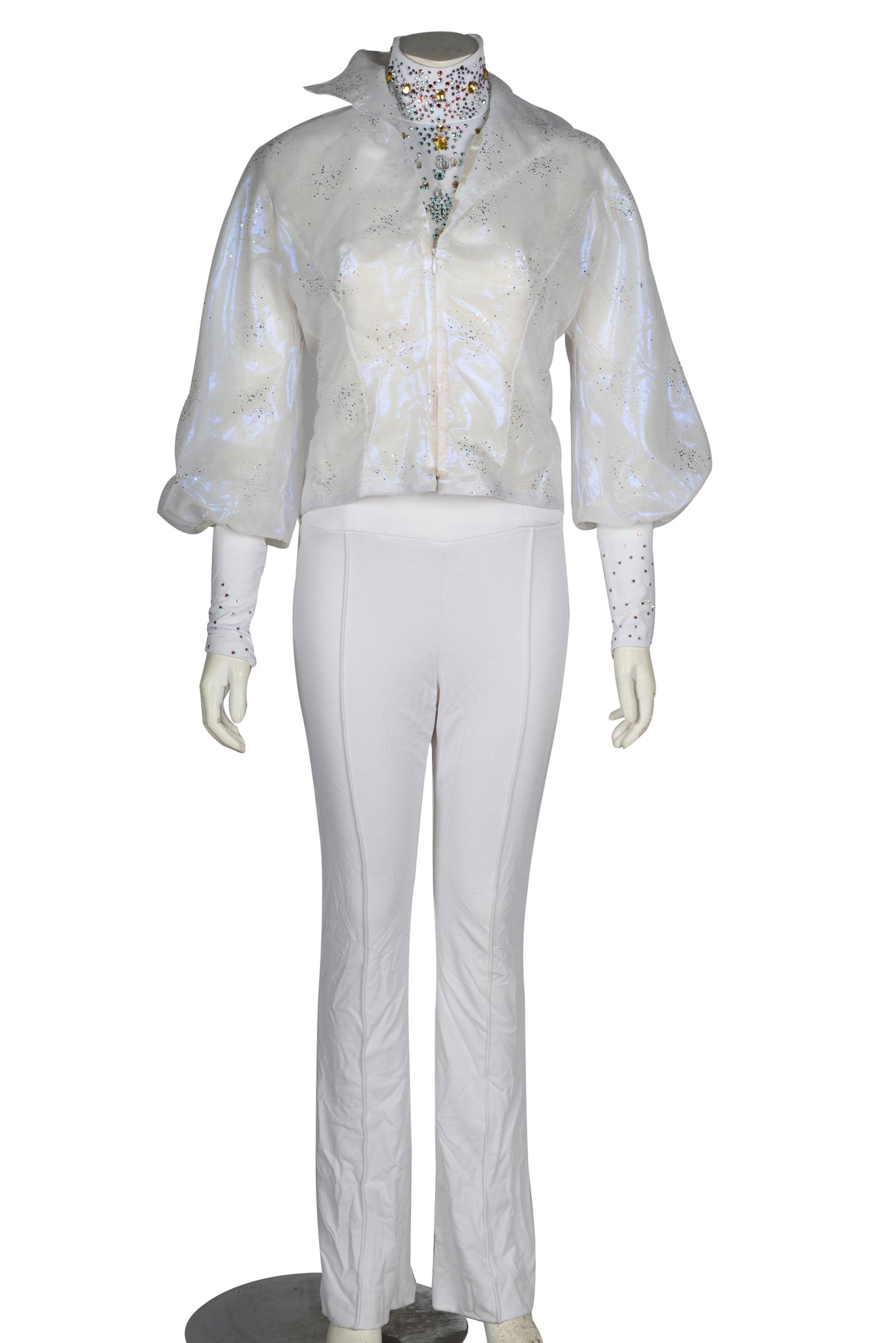 CAROL CHANNING CREAM COLORED PANT SUIT (1 of 14)