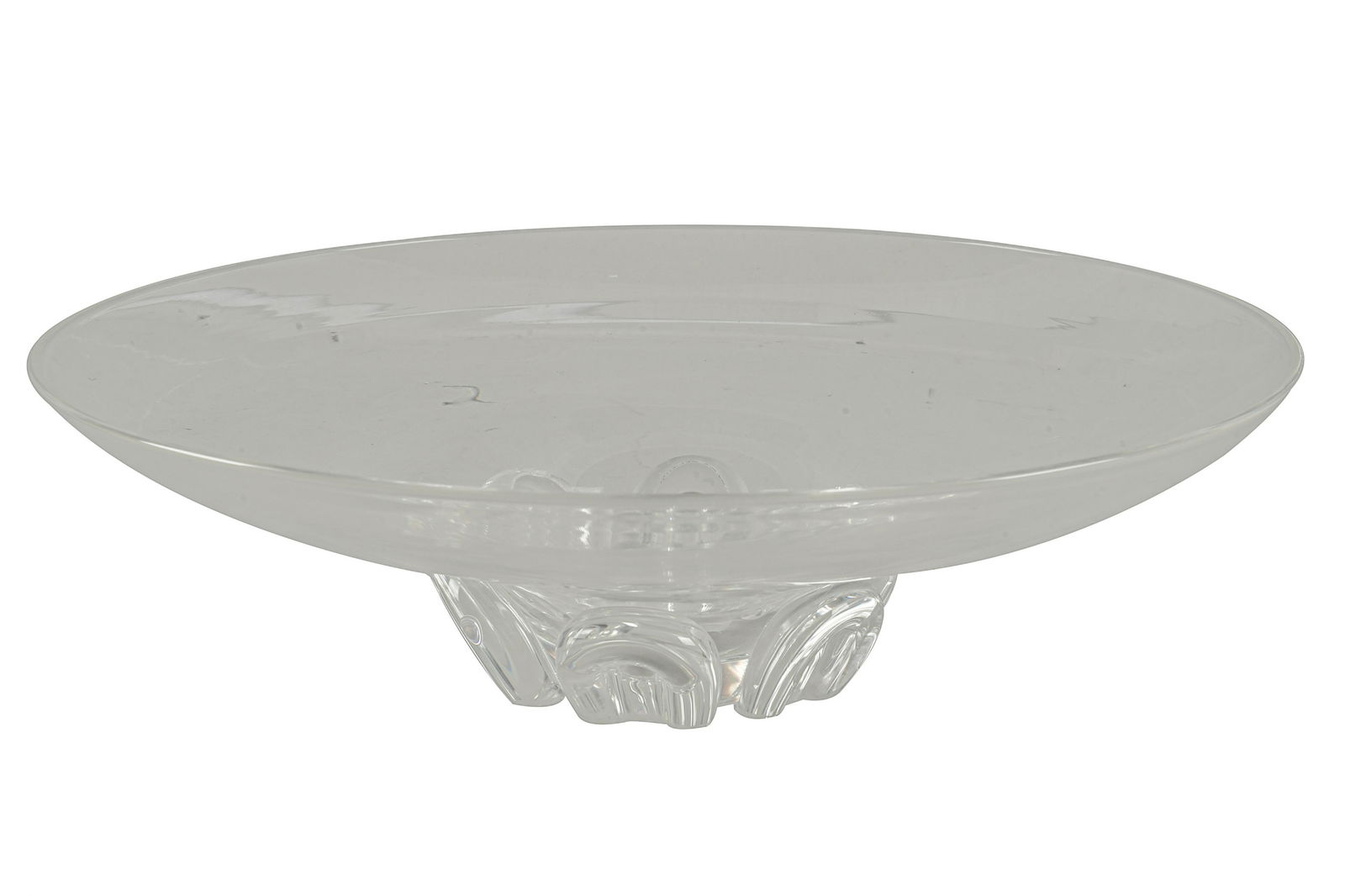 STEUBEN GLASS FOOTED BOWL (1 of 8)