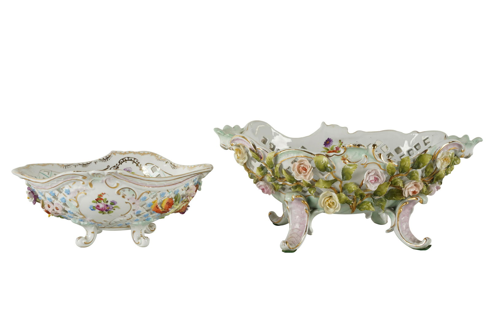 TWO GERMAN PORCELAIN BOWLS (1 of 14)