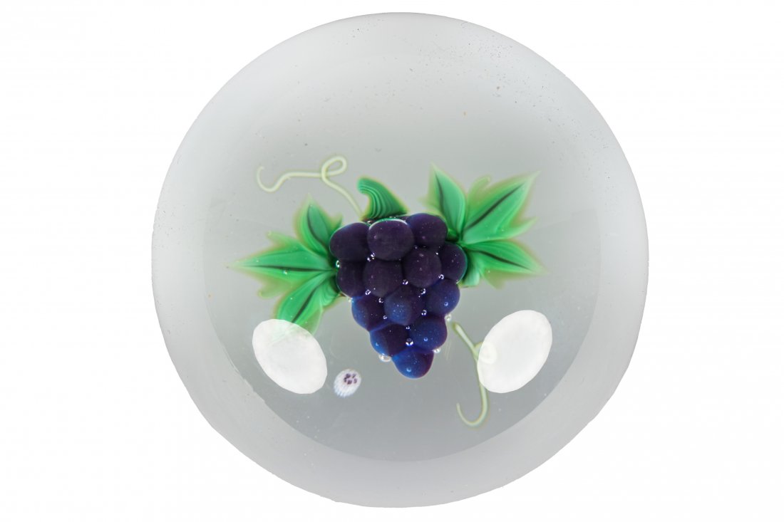 BACCARAT GRAPE ORB PAPERWEIGHT (1 of 6)