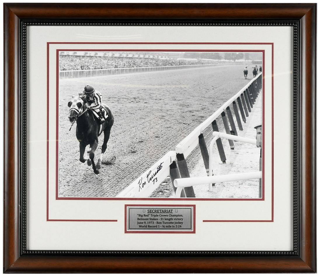 AUTOGRAPHED PHOTO DISPLAY SECRETARIAT (1 of 8)