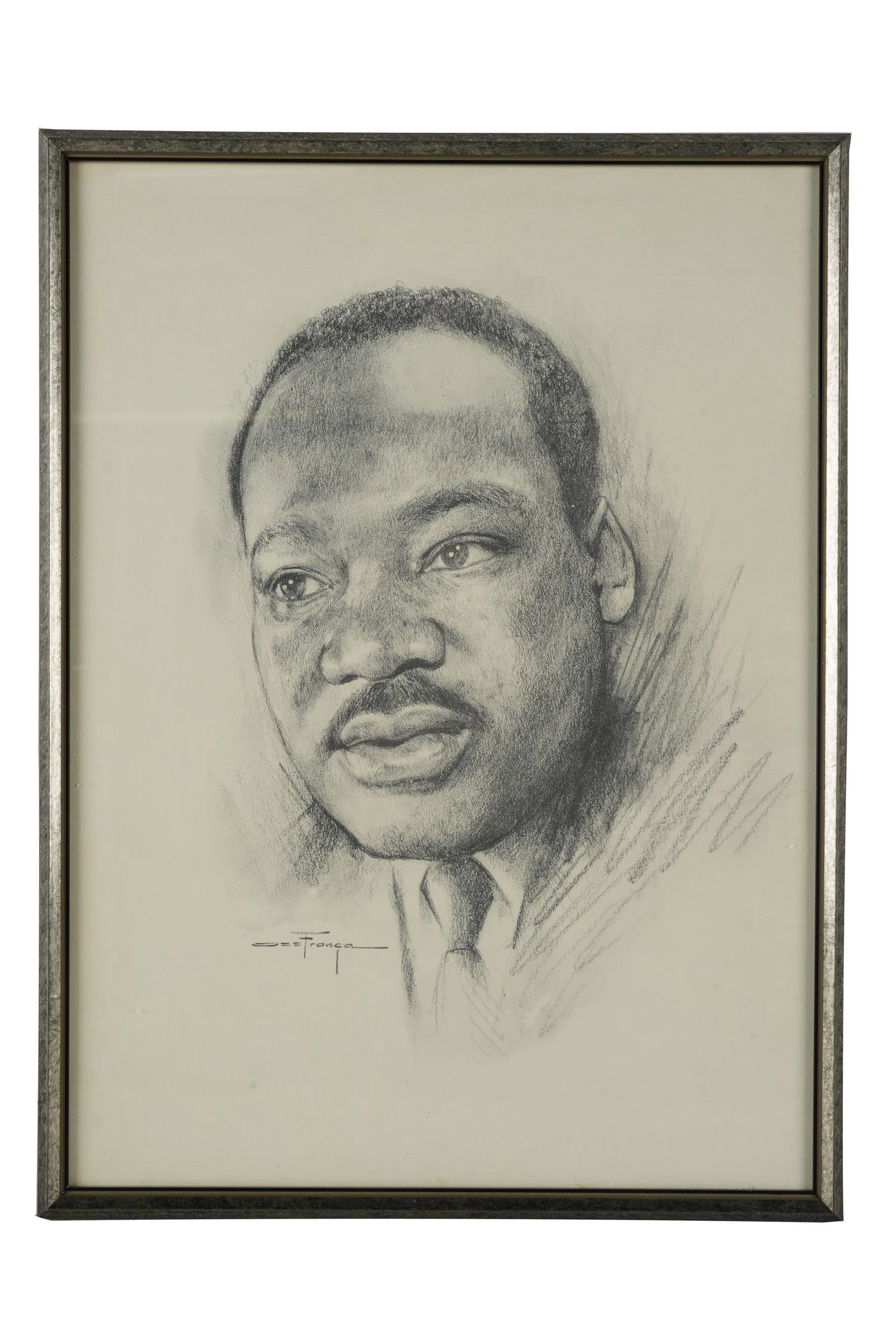 OZZ FRANCA: "PORTRAIT OF DR. MARTIN LUTHER KING JR." (1 of 8)