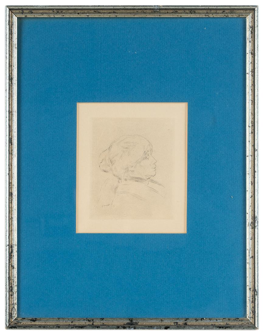 PIERRE AUGUSTE RENOIR: "PORTRAIT DE BERTHE MORISOT" (1 of 6)