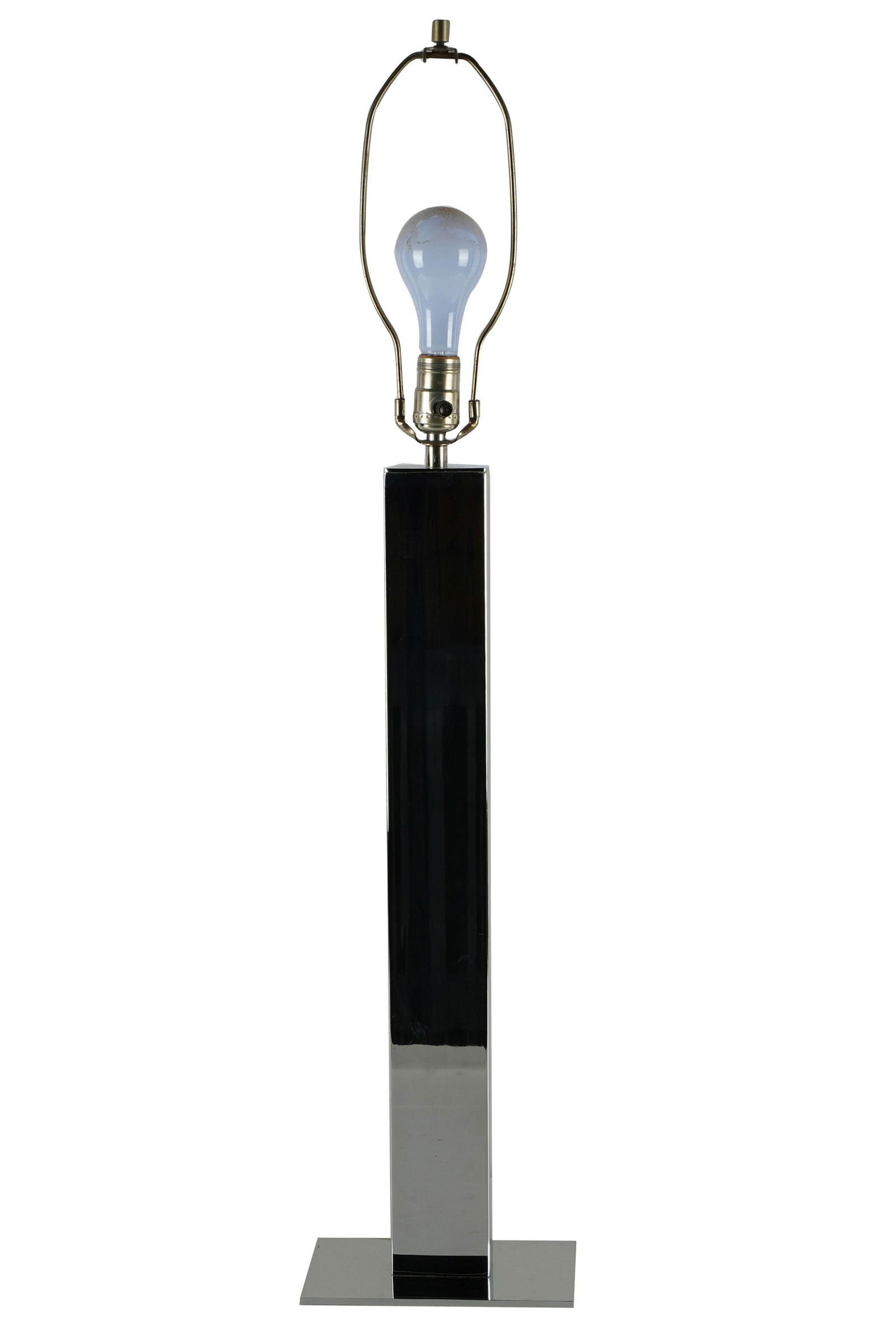 MODERNIST CHROME TABLE LAMP (1 of 5)