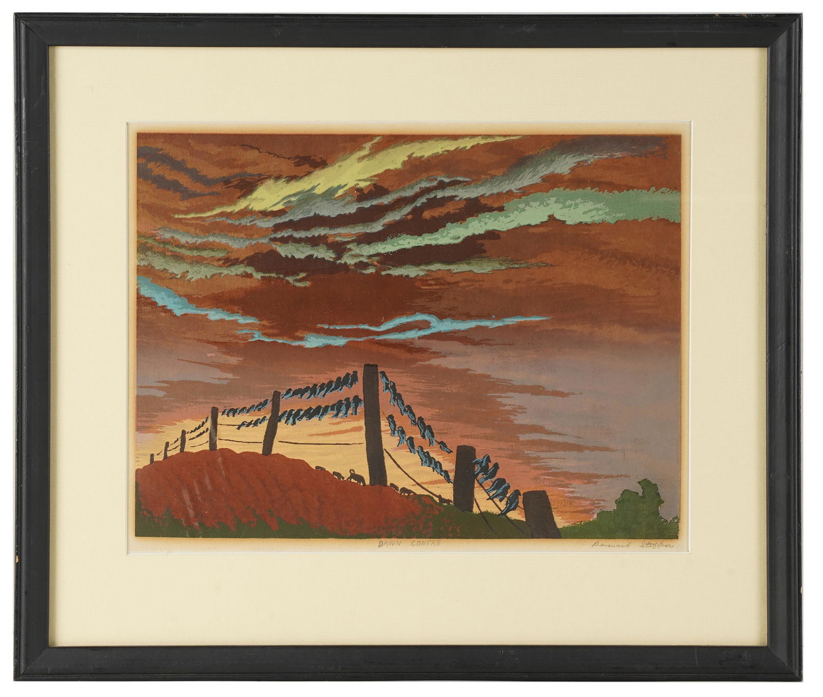 BERNARD JOSEPH STEFFEN (1907 - 1980): "DAWN CONFAB" (1 of 7)