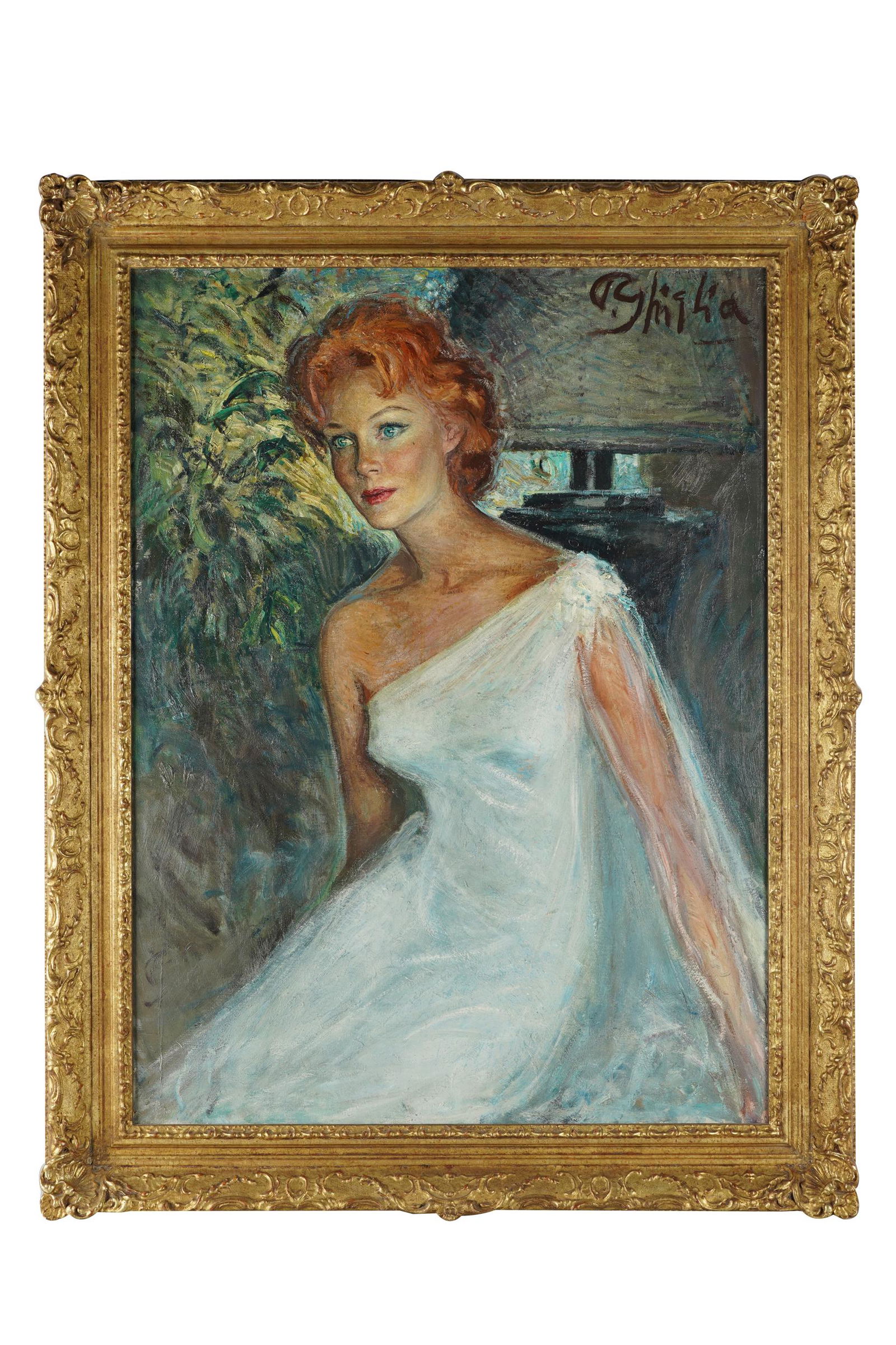 PAOLO GHIGLIA (1905-1979): PORTRAIT OF RHONDA FLEMING (1 of 7)