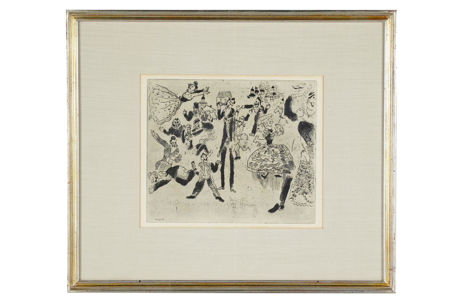 MARC CHAGALL (1887 - 1985): "BANQUET DEGENERATES INTO (1 of 7)