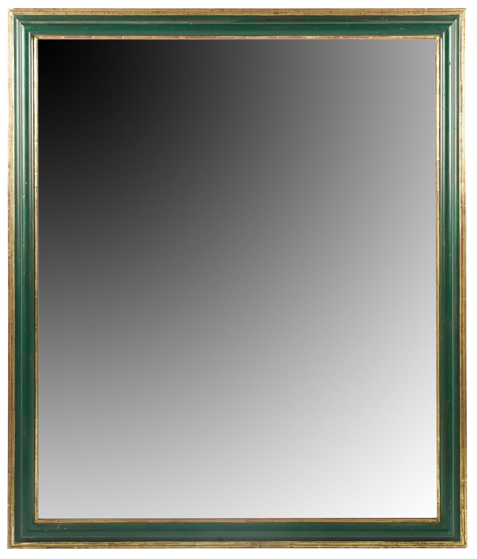 PAINTED & GILT WALL MIRROR (1 of 7)