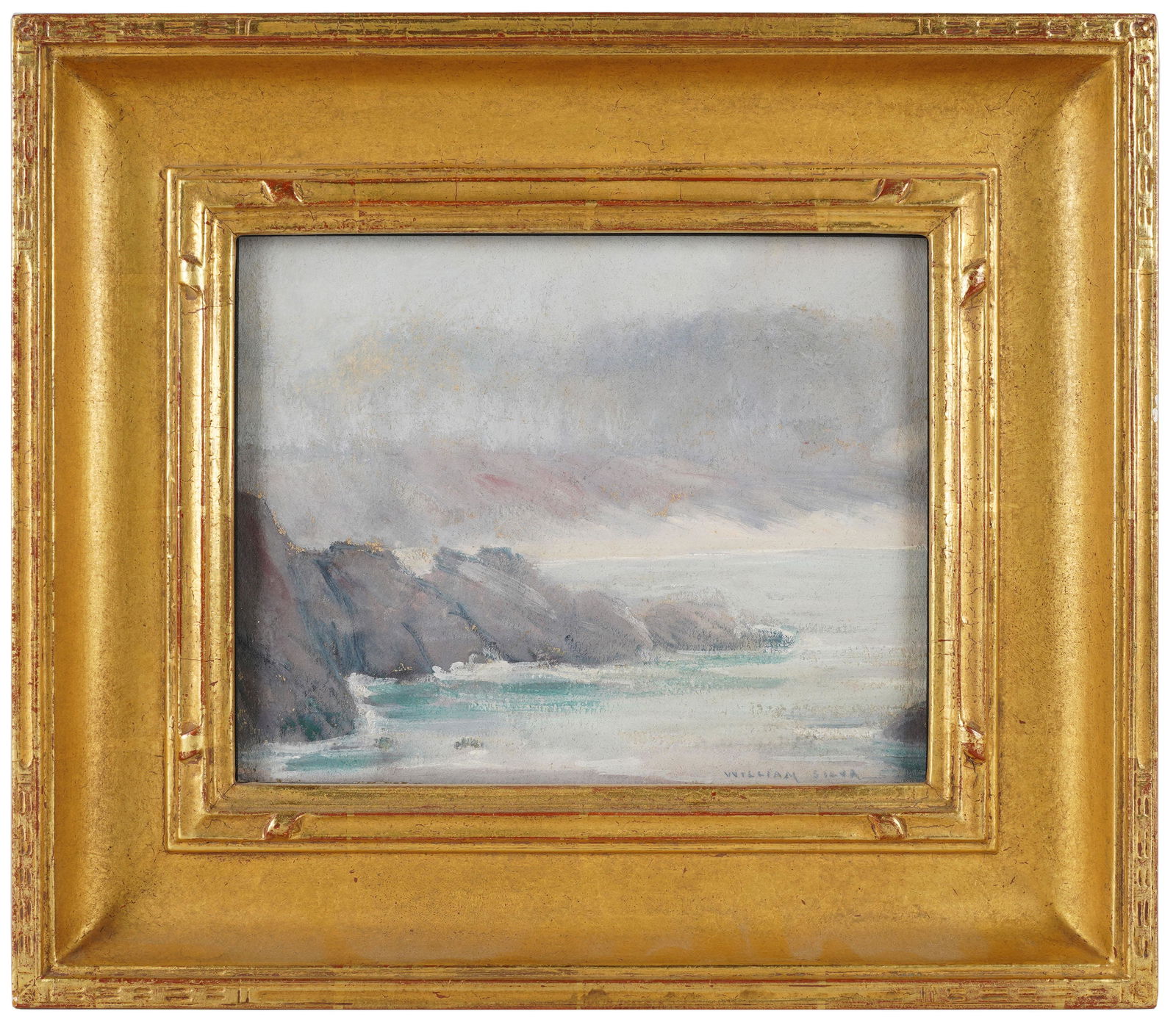 WILLIAM POSEY SILVA (1859-1948): "FOGGY DAY, CARMEL (1 of 8)
