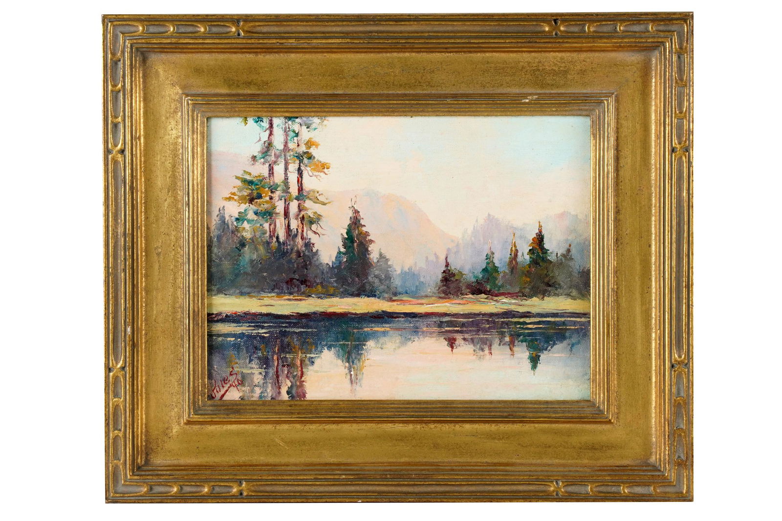 JULES DAHLAGER (1884 - 1952): "SHORT BAY" (1 of 7)