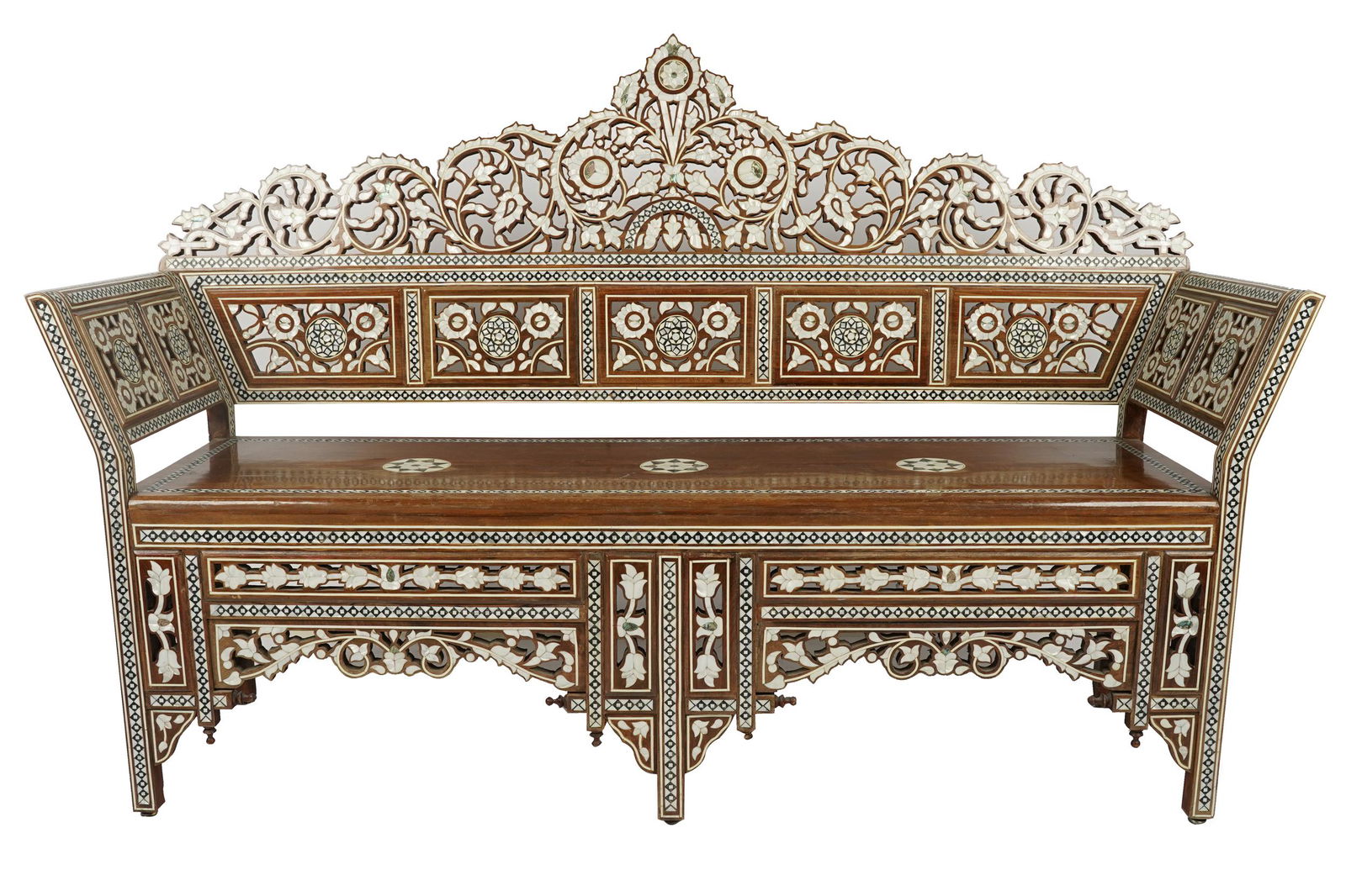 LEVANTINE INLAID SETTEE (1 of 11)