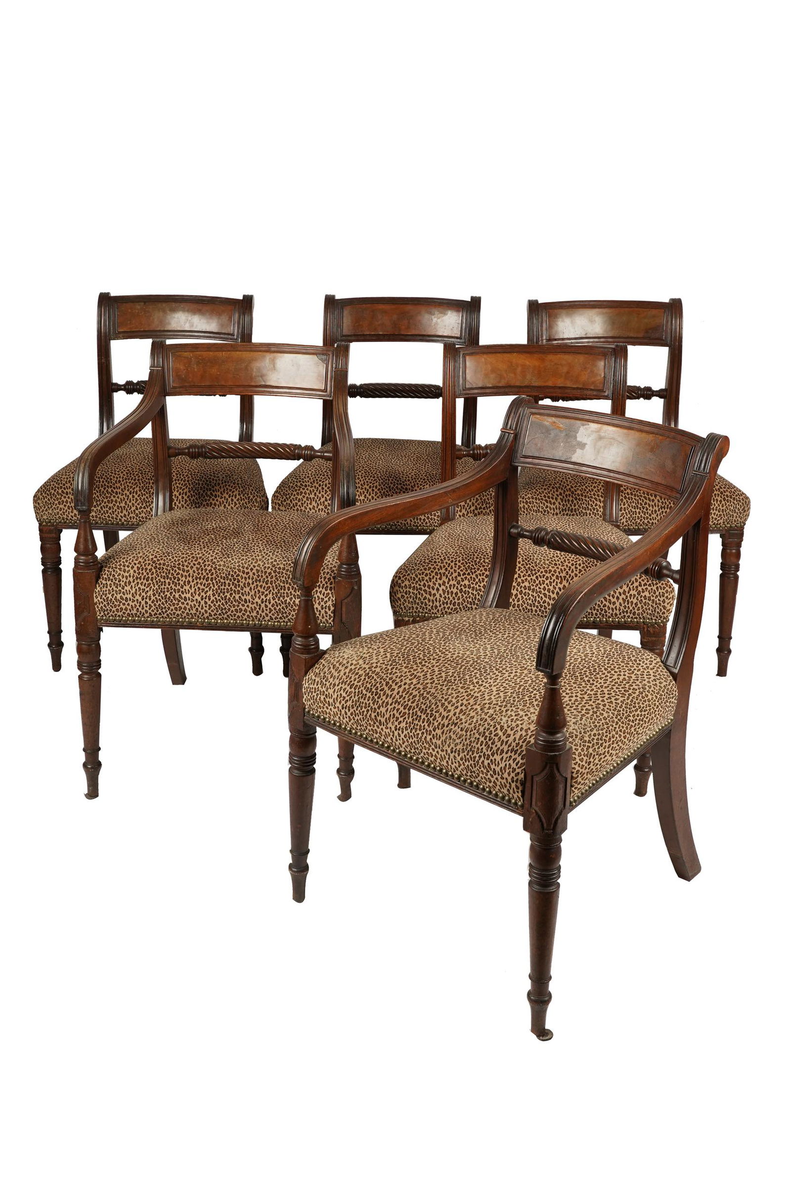 SET OF ENGLISH REGENCY MAHOGANY DINING CHAIRS (1 of 10)