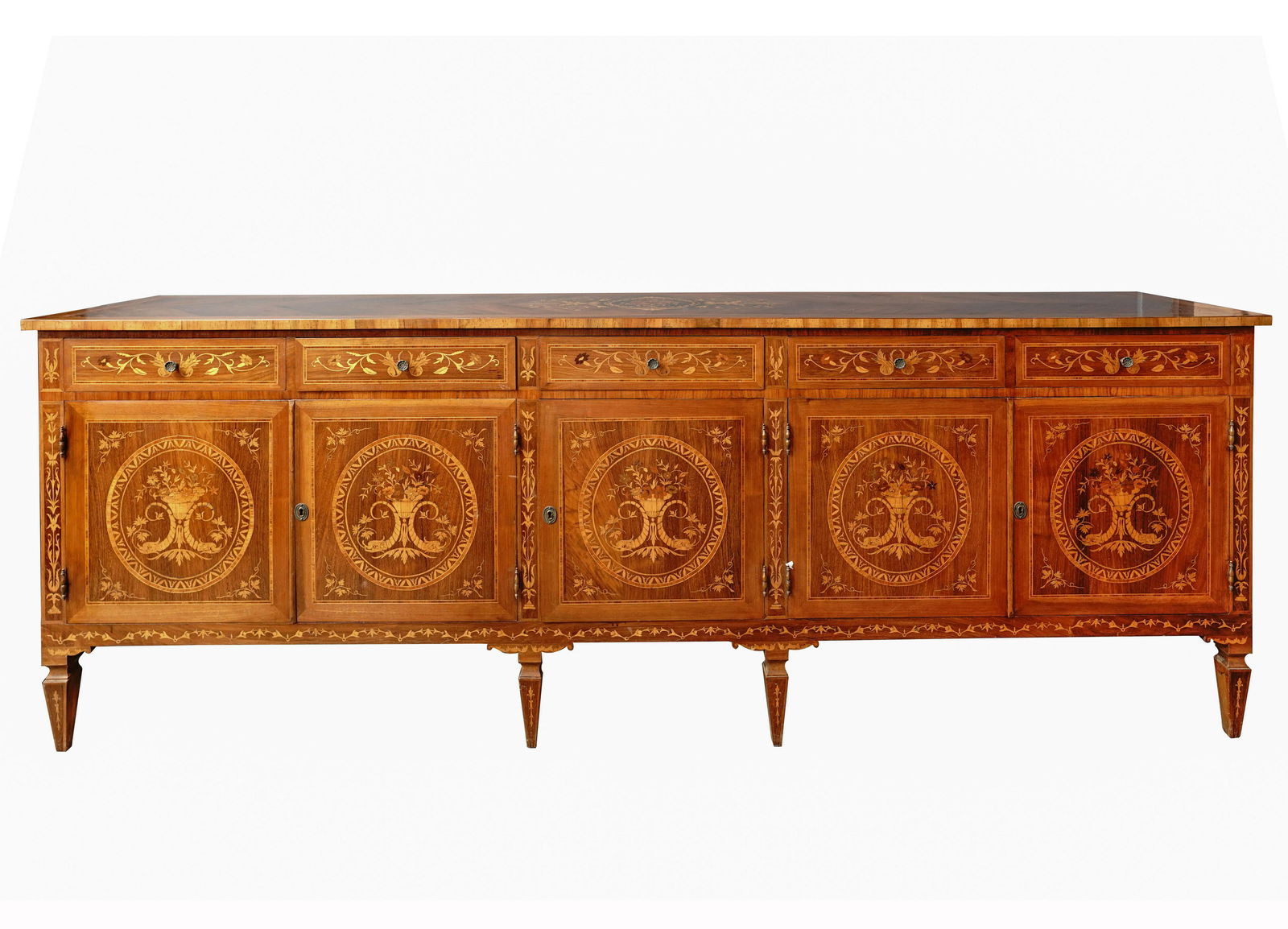 ITALIAN NEOCLASSICAL MARQUETRY SIDEBOARD (1 of 11)