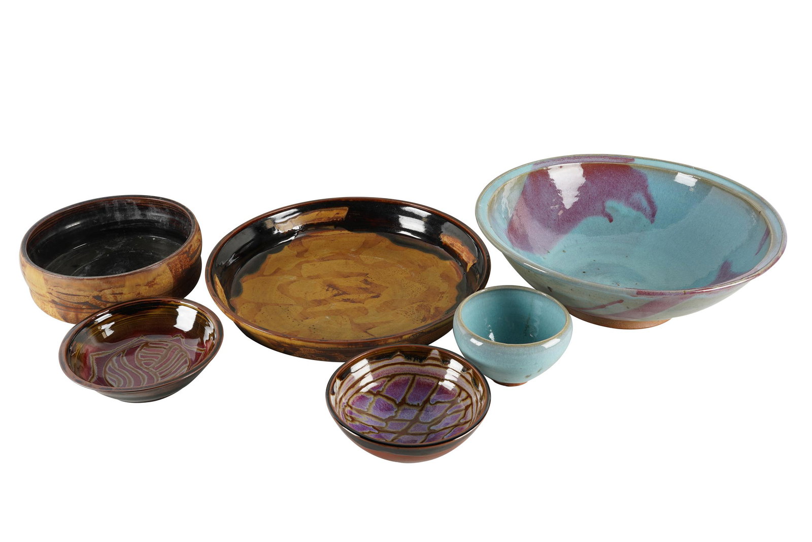 SIX PIECES OF STUDIO POTTERY (1 of 16)