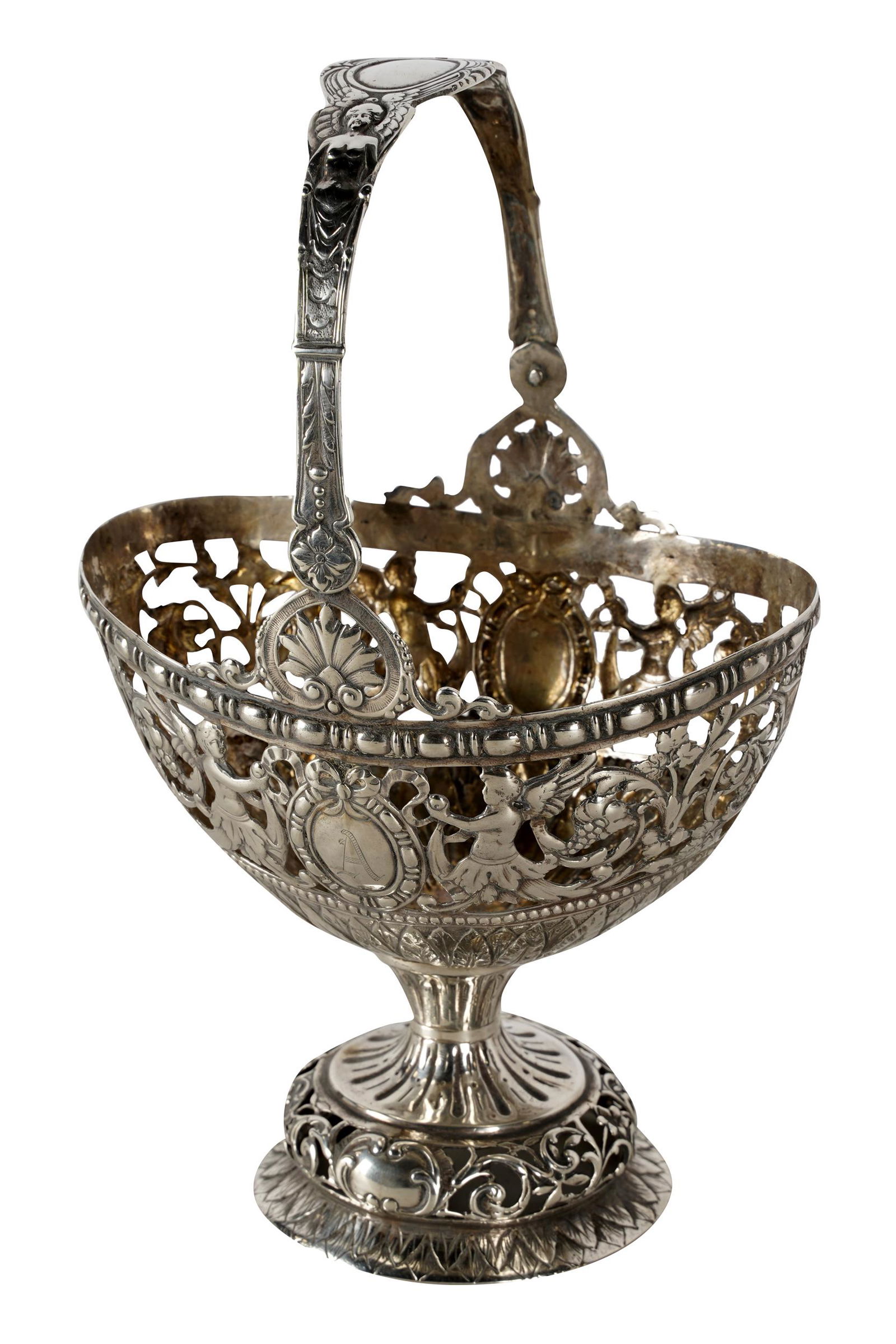 GERMAN STERLING RETICULATED BASKET (1 of 13)