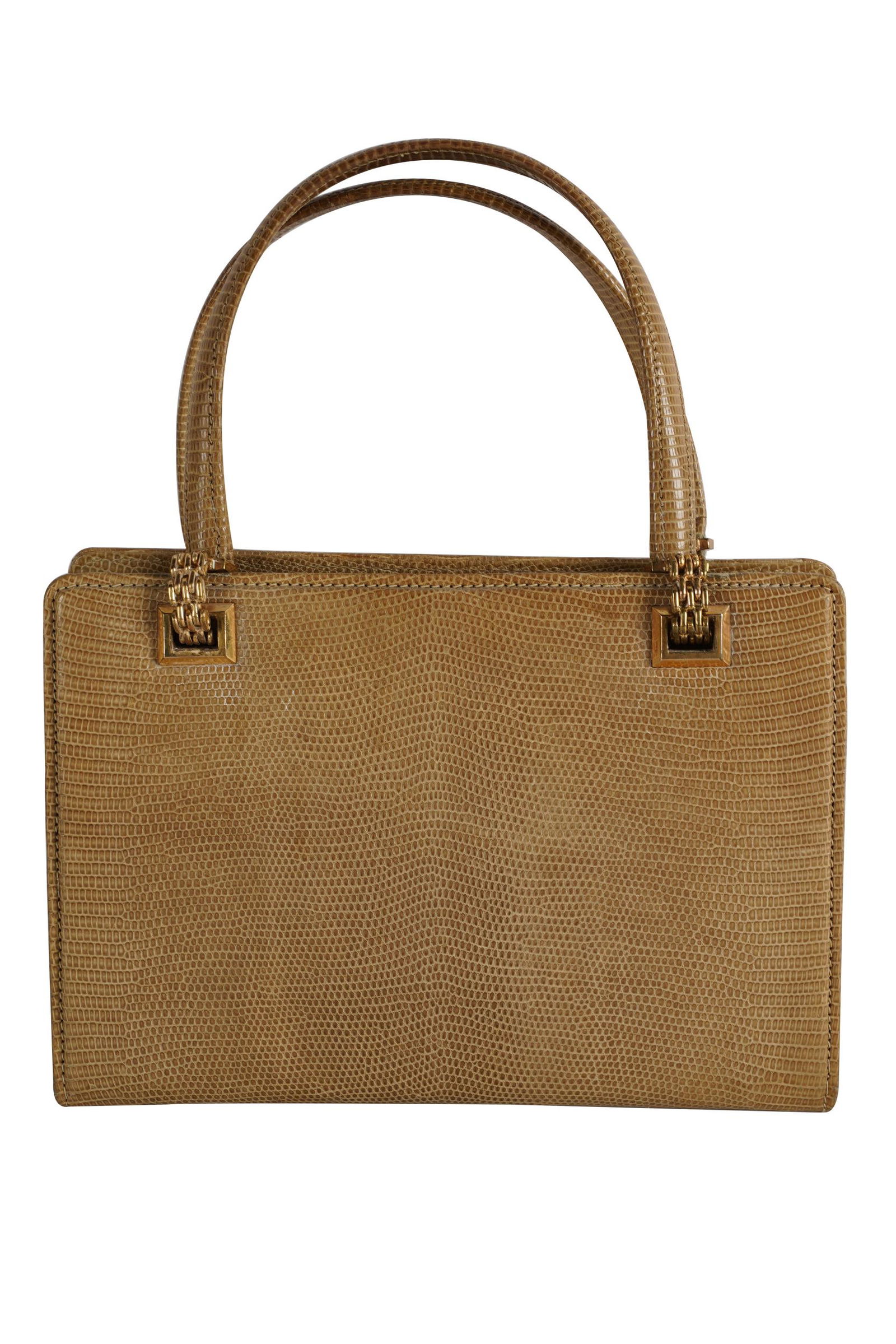 VINTAGE GUCCI LIZARD HANDBAG (1 of 10)