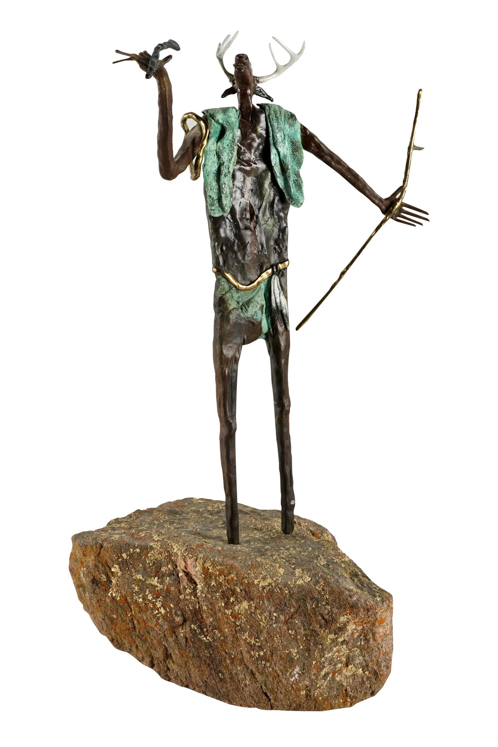 BILL WORRELL (B. 1936): SOUTHWESTERN IDOL SCULPTURE (1 of 10)